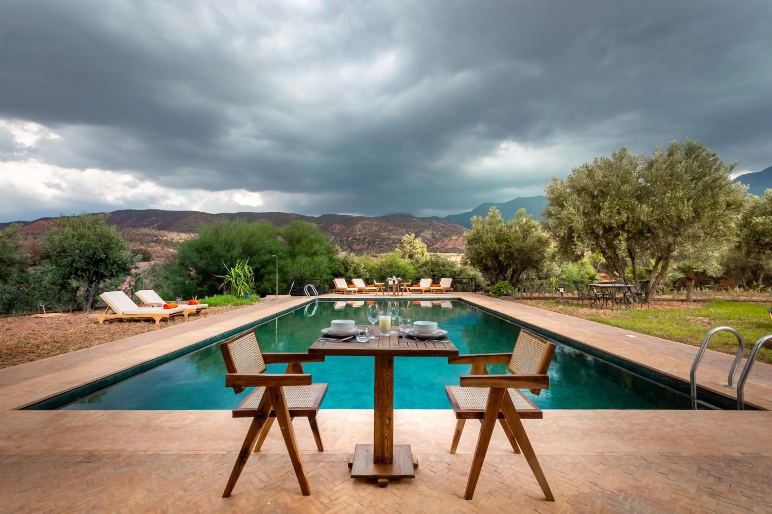 Patio in Atlas Luxury Garden