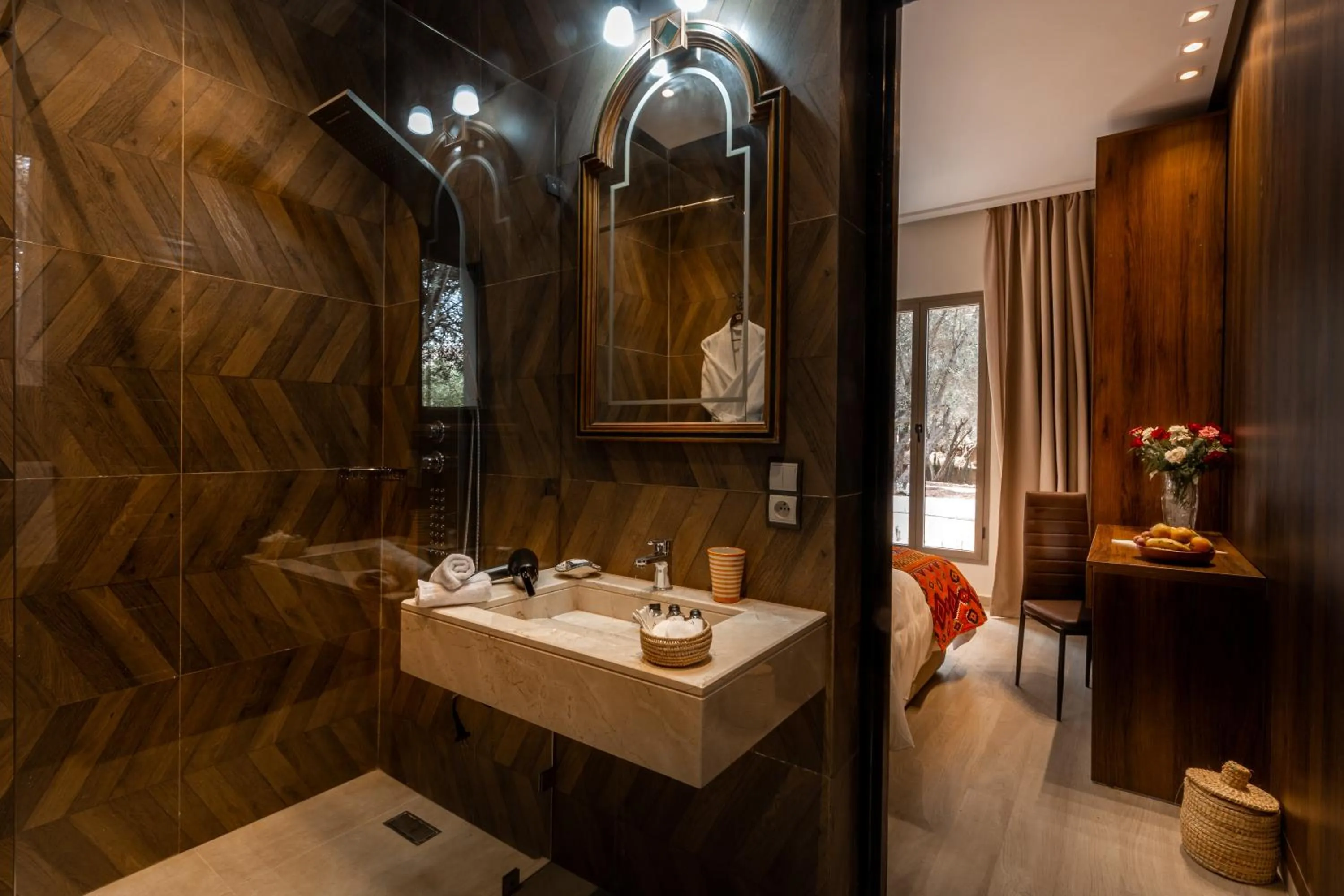 Shower in Atlas Luxury Garden