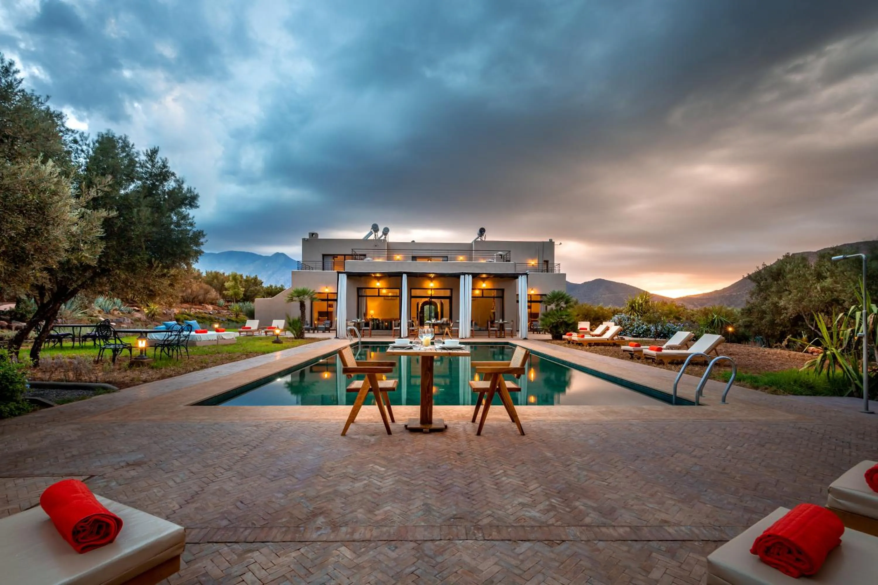 Patio in Atlas Luxury Garden