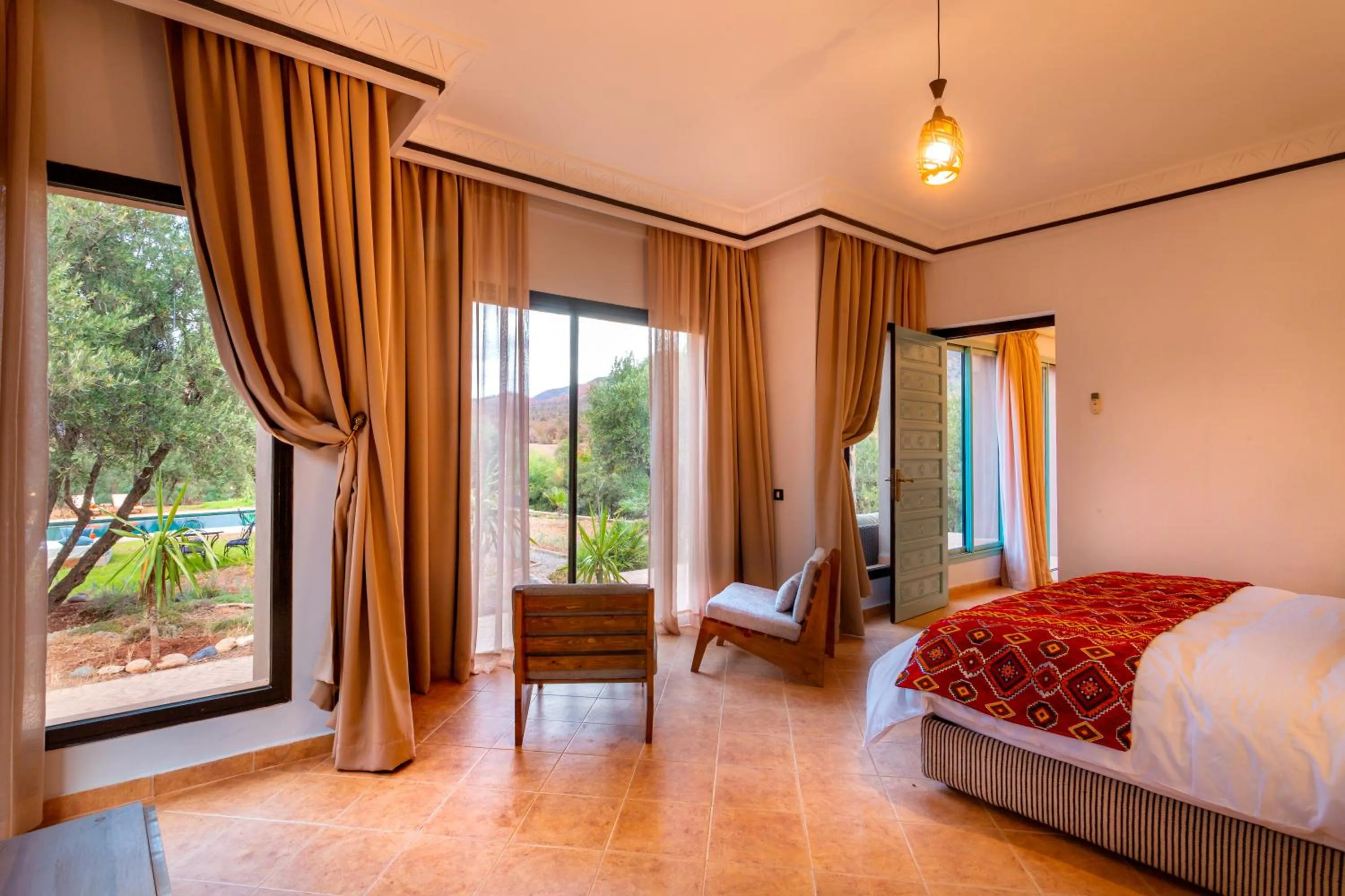 Bed in Atlas Luxury Garden