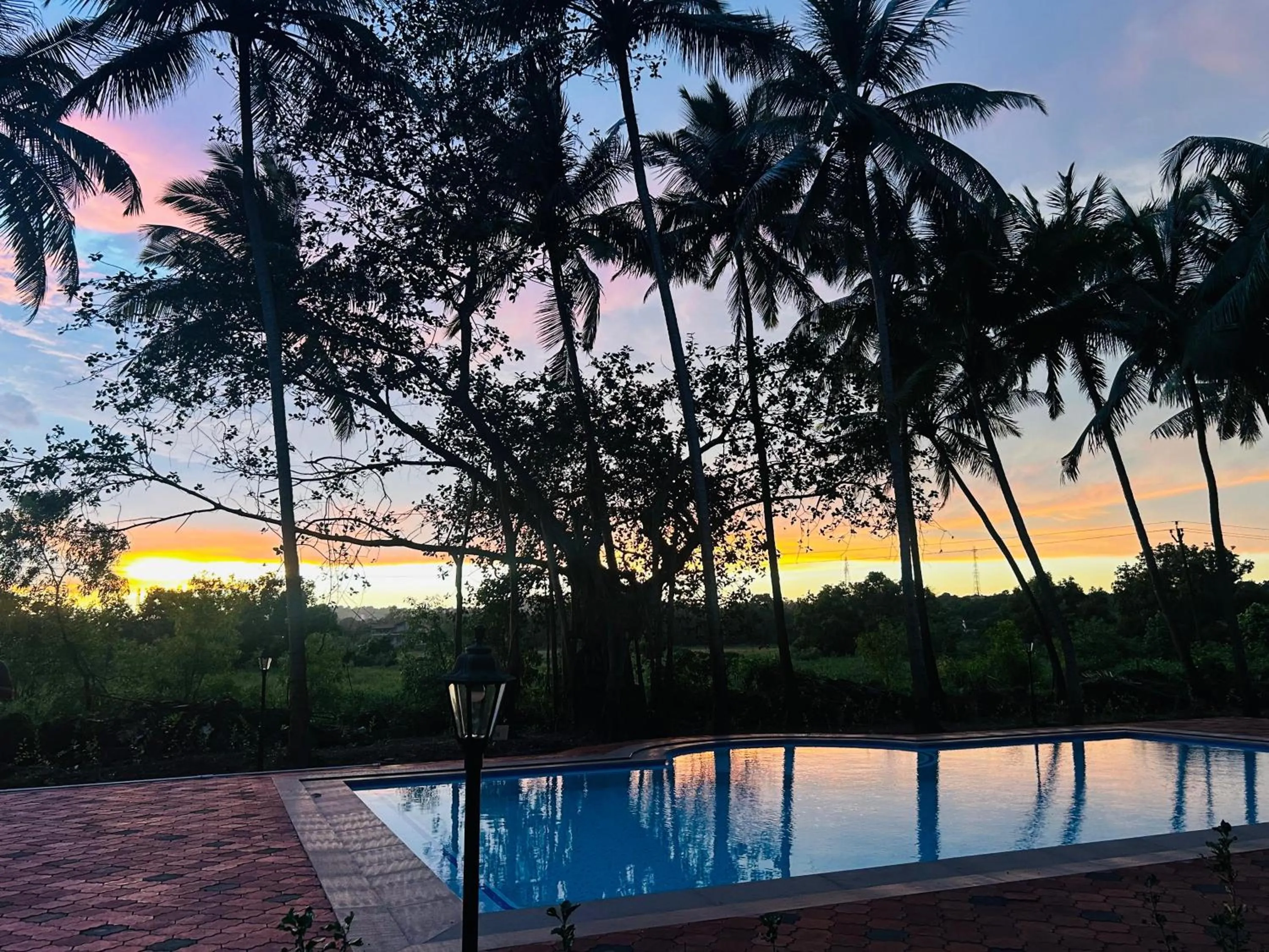 Sunset in Seclude Eco Cottages