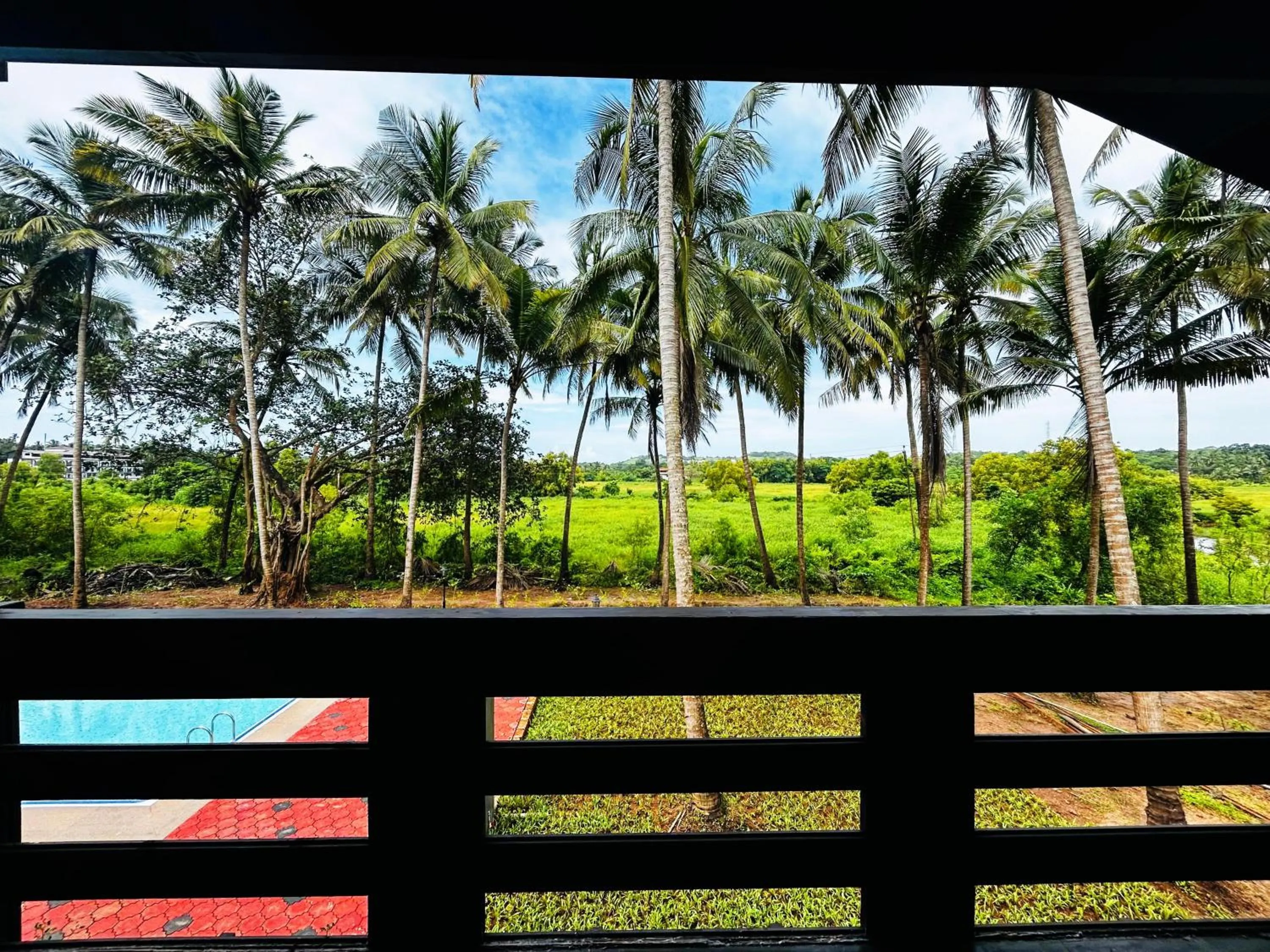 Pool view in Seclude Eco Cottages