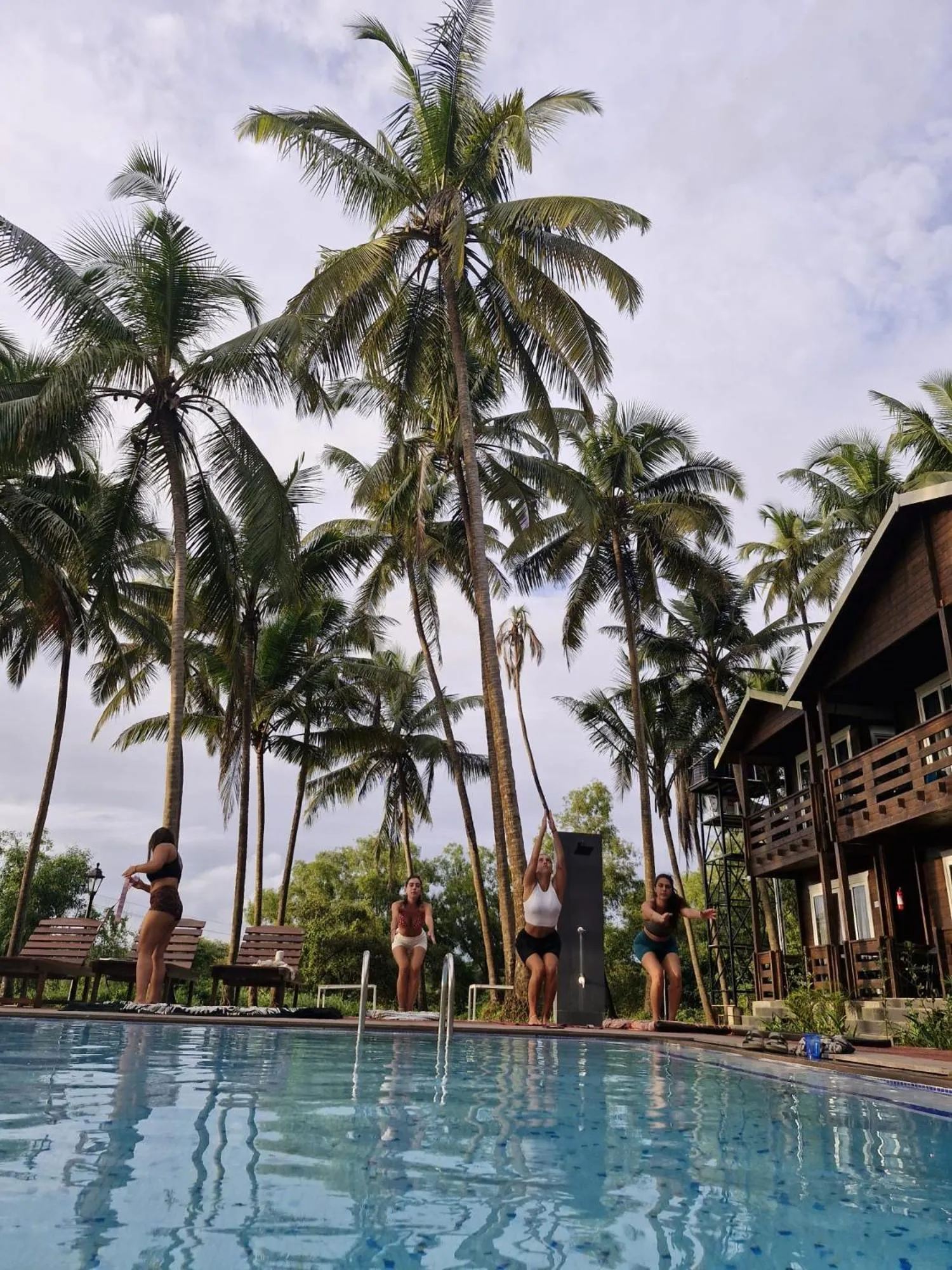 Pool view in Seclude Eco Cottages