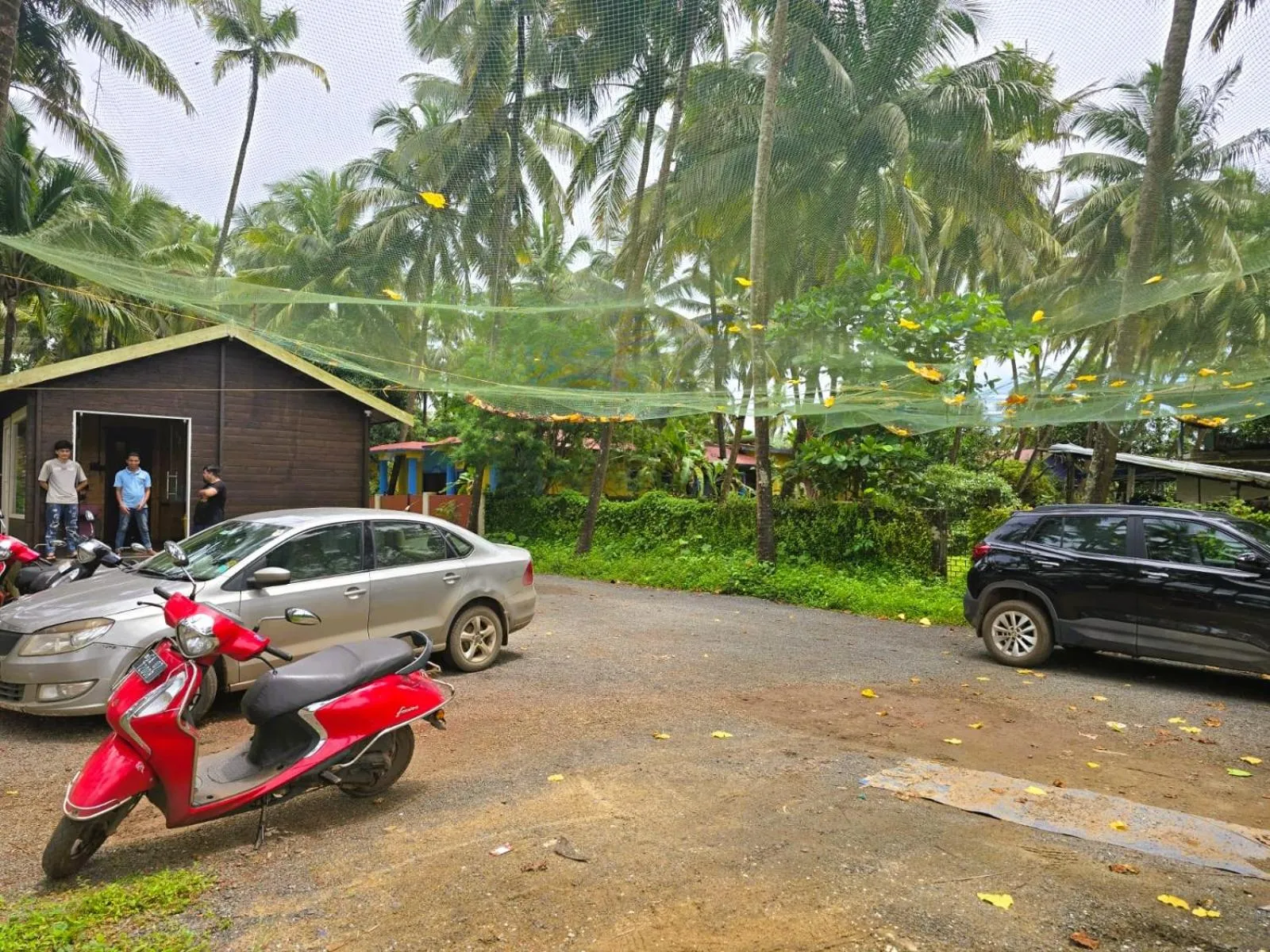 Parking in Seclude Eco Cottages