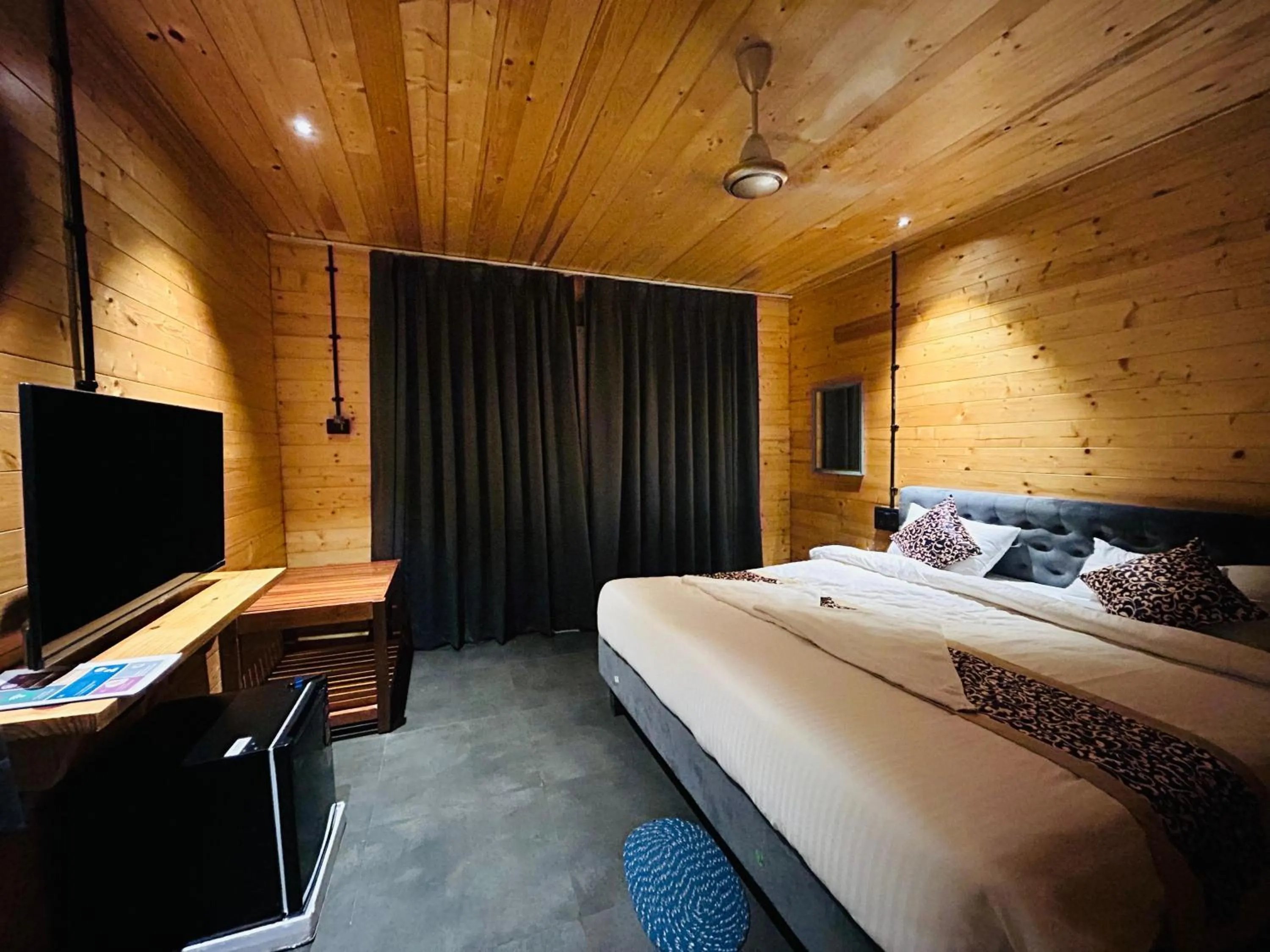 Bedroom, Bed in Seclude Eco Cottages