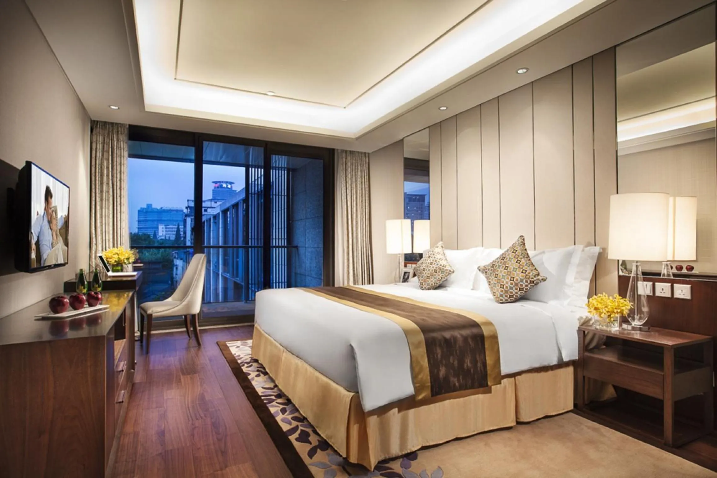 Bedroom, Bed in Ascott Heng Shan Shanghai