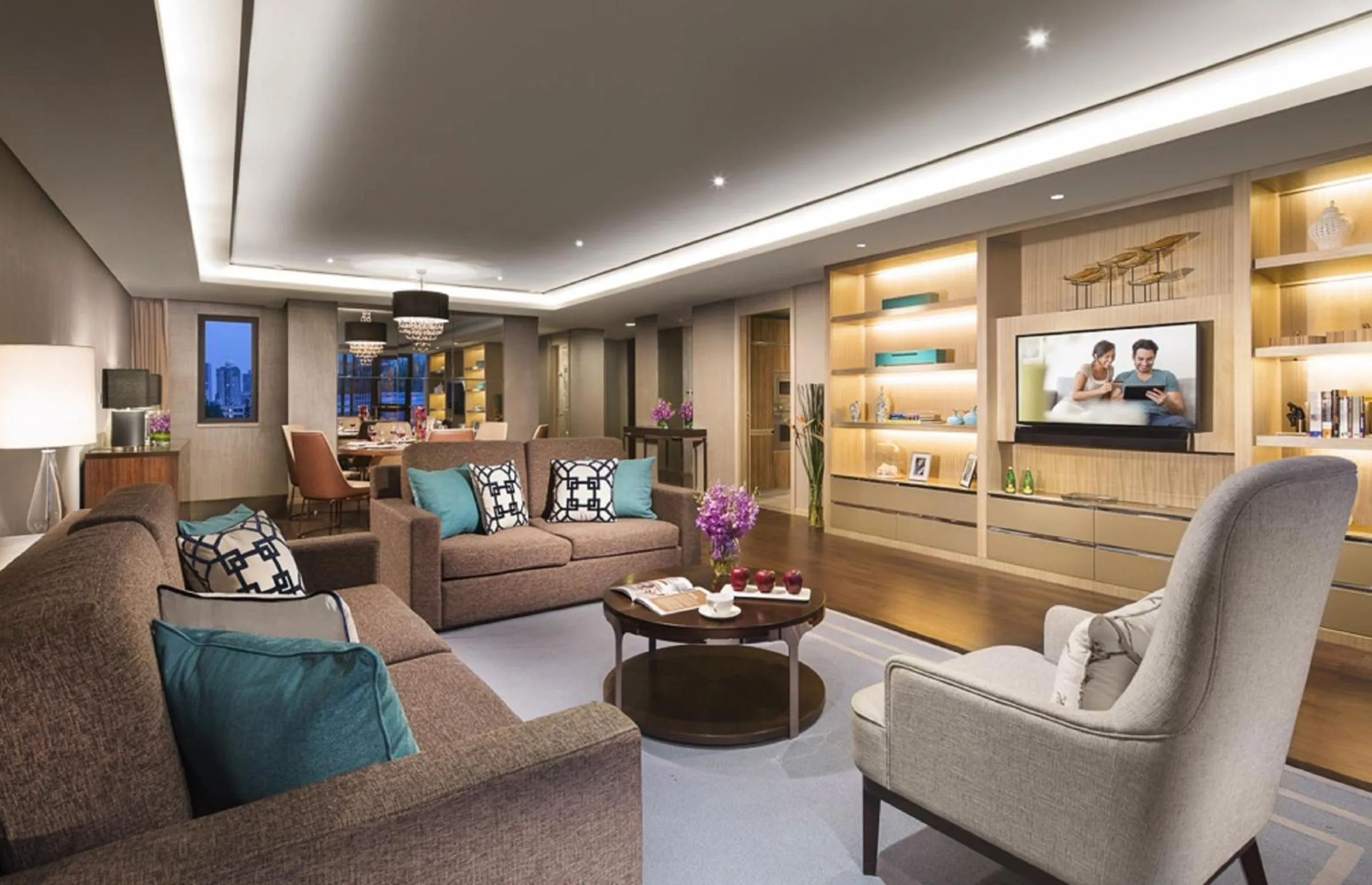 Living room in Ascott Heng Shan Shanghai