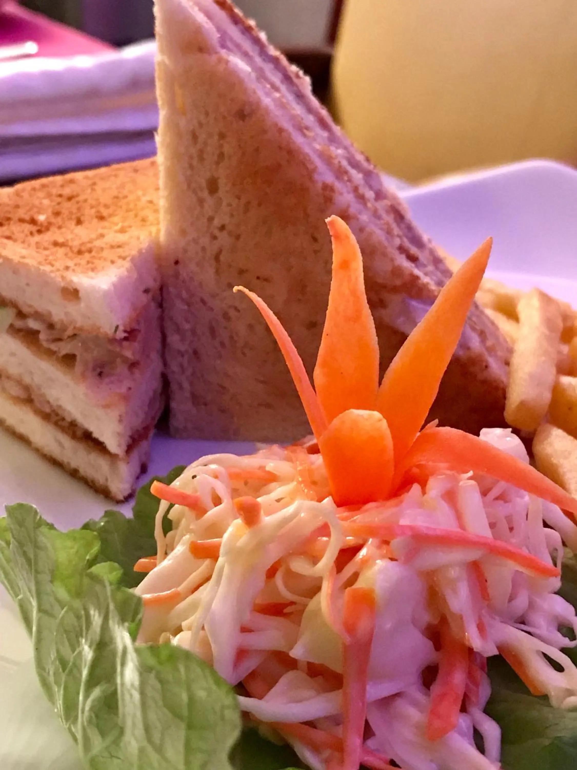 Food close-up in LVIS blancura Hotel