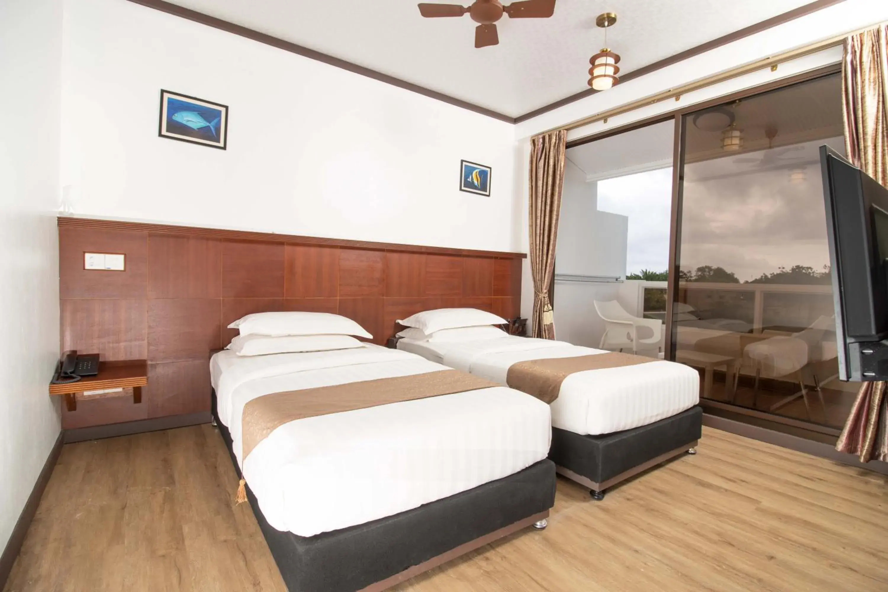 Superior Twin Room with Balcony in Rashu Hiyaa Superior Twin Room with Balcony in Rashu Hiyaa