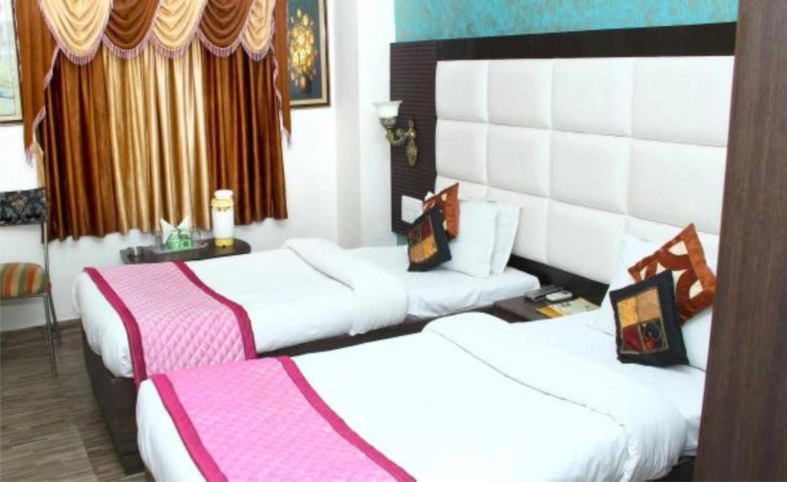 Bed in Hotel Bhagyodaya Residency Bhilwara