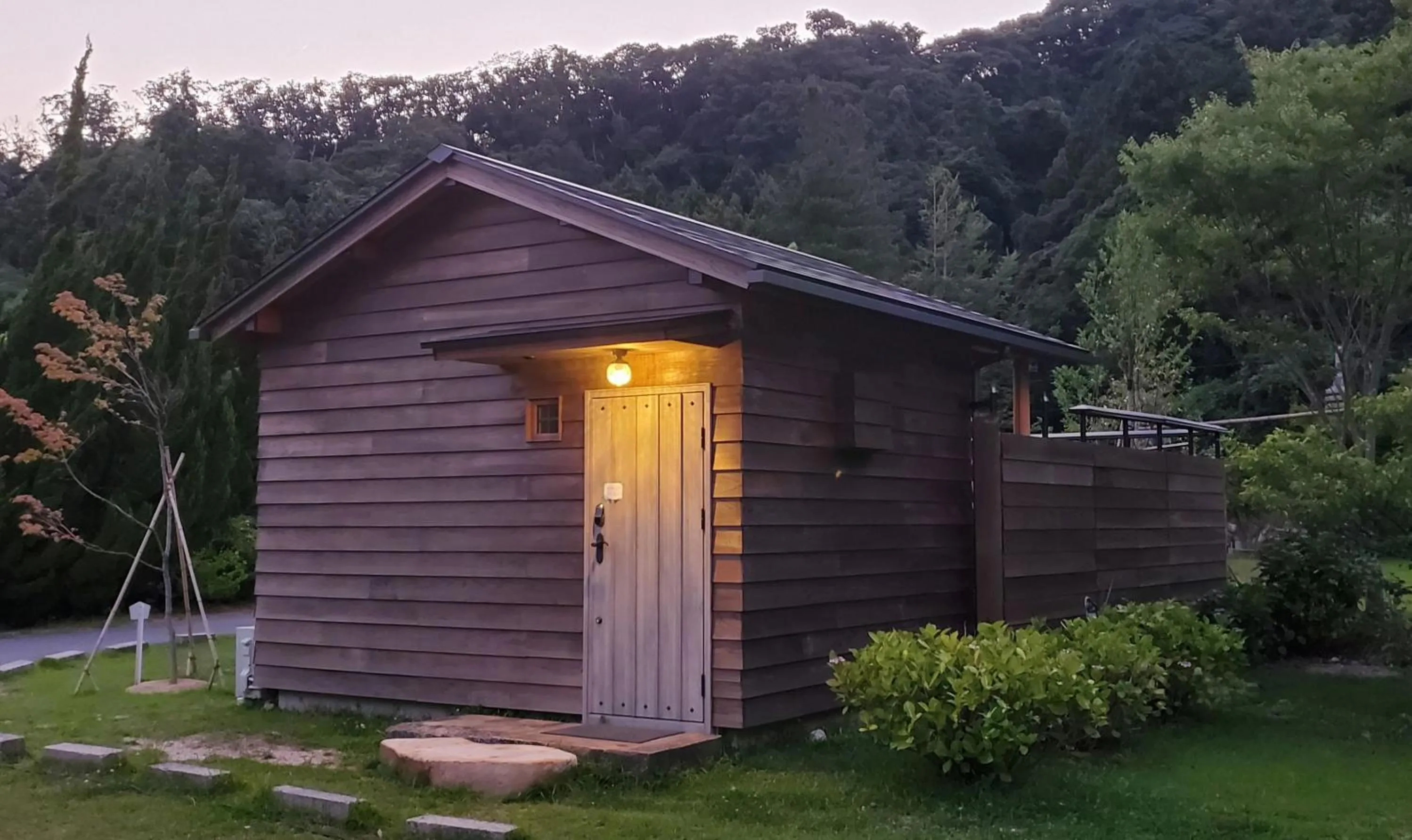 Sauna in Mt Ichibata Cottage