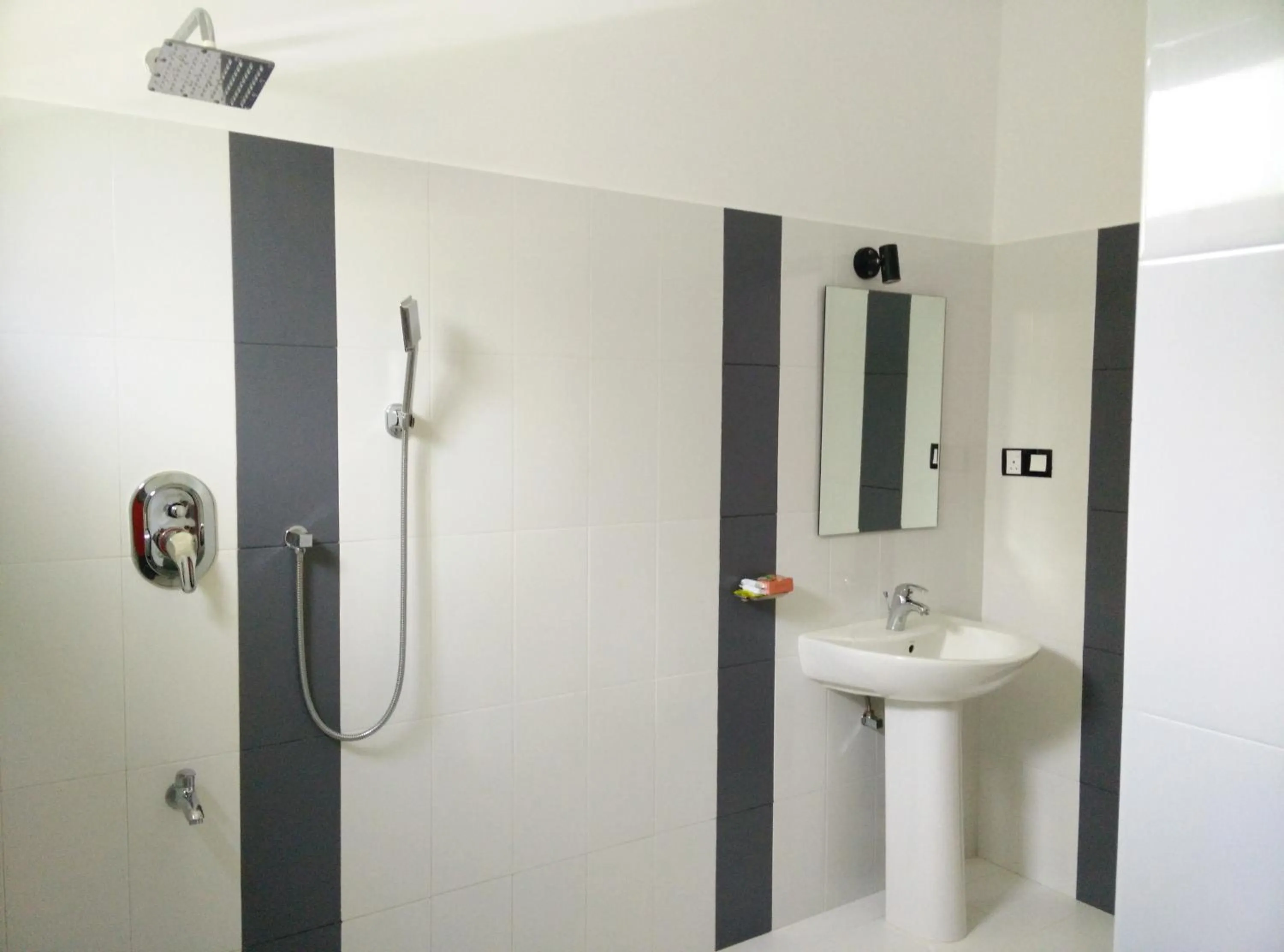 Shower in Blue Turtle Hotel