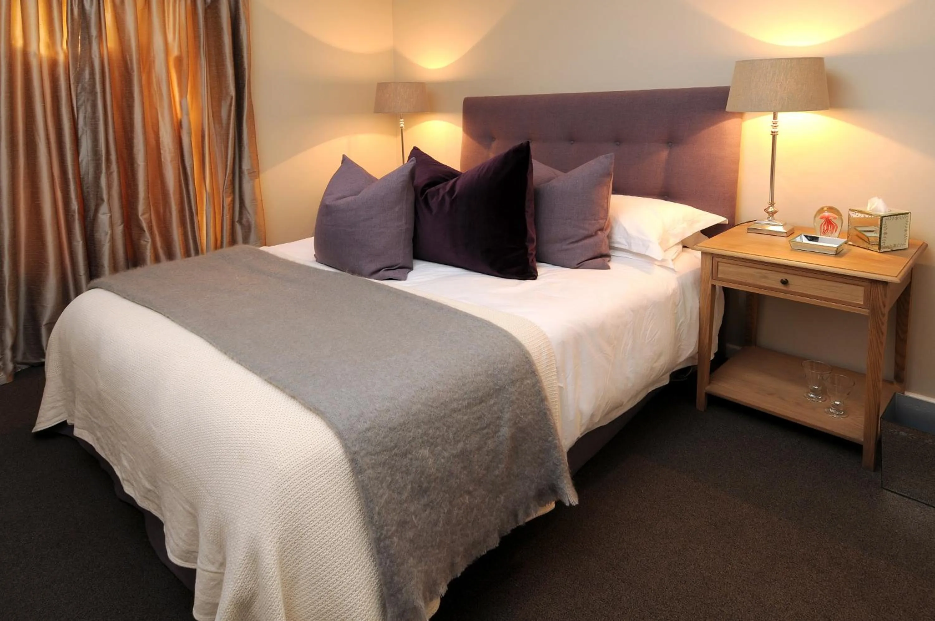 Bedroom, Bed in 8A Grahamstown by The Oyster Collection