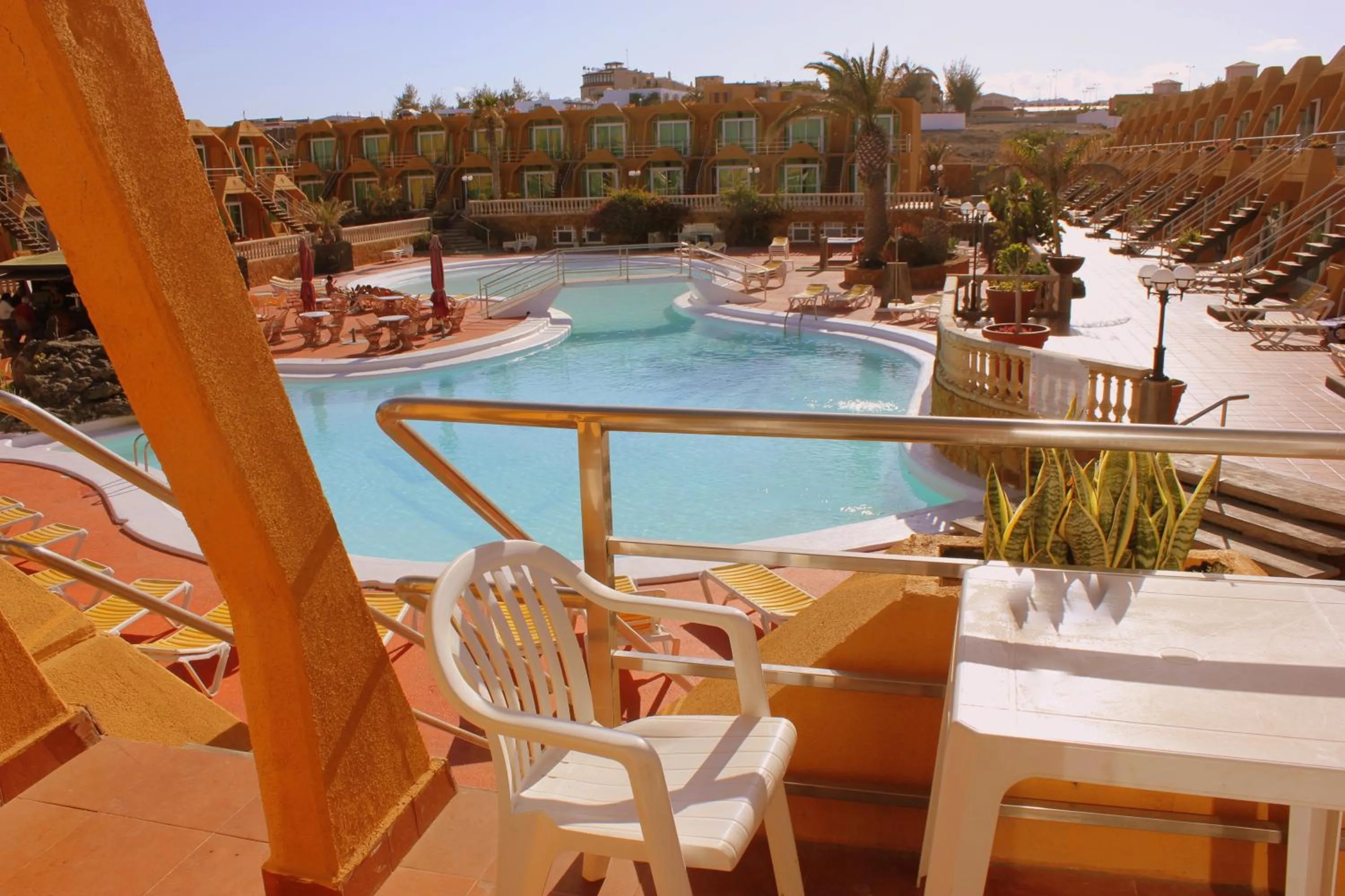 Balcony/Terrace in Aparthotel la Piramide