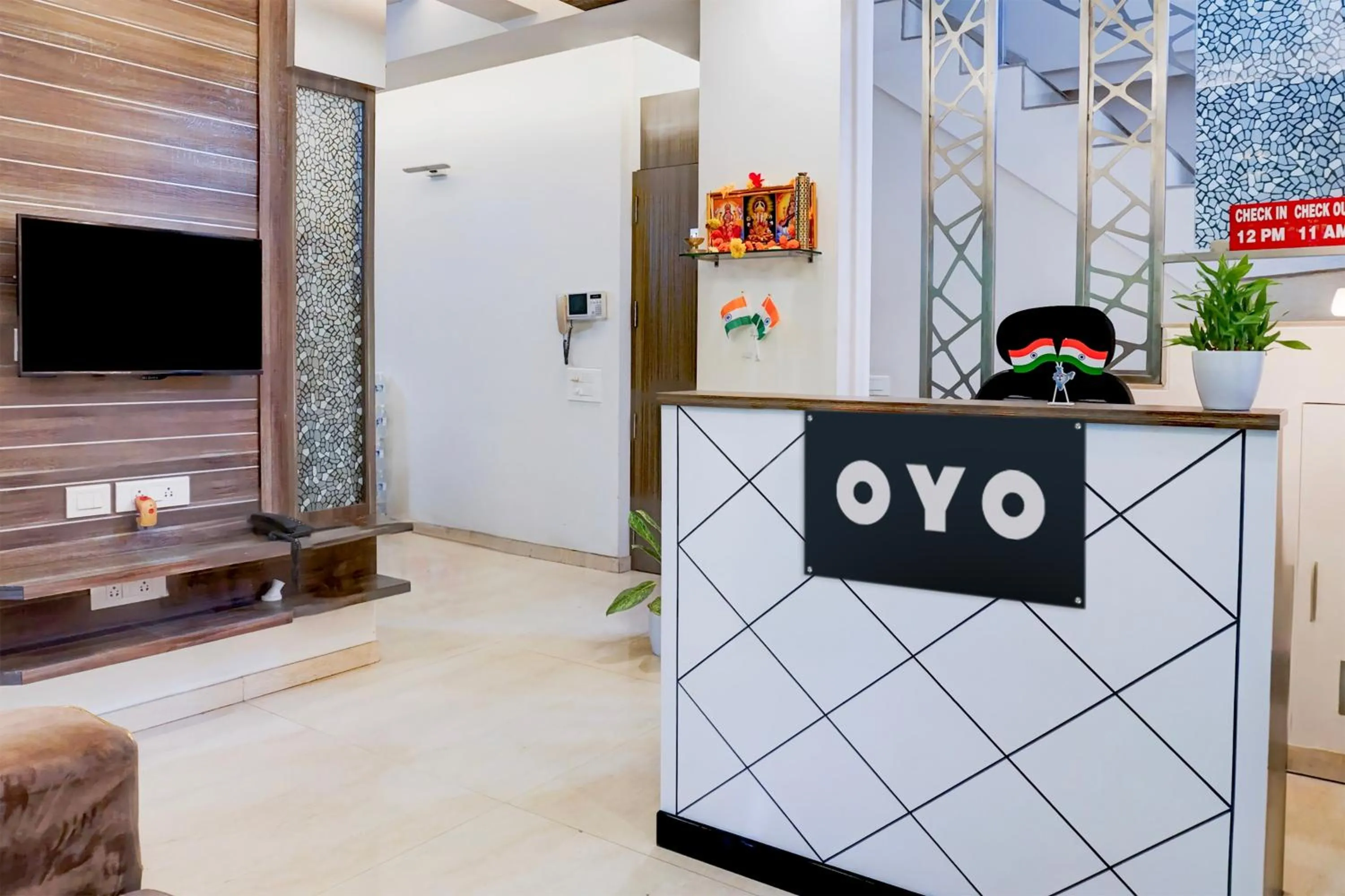 Lobby or reception in Hotel O Tejas Inn