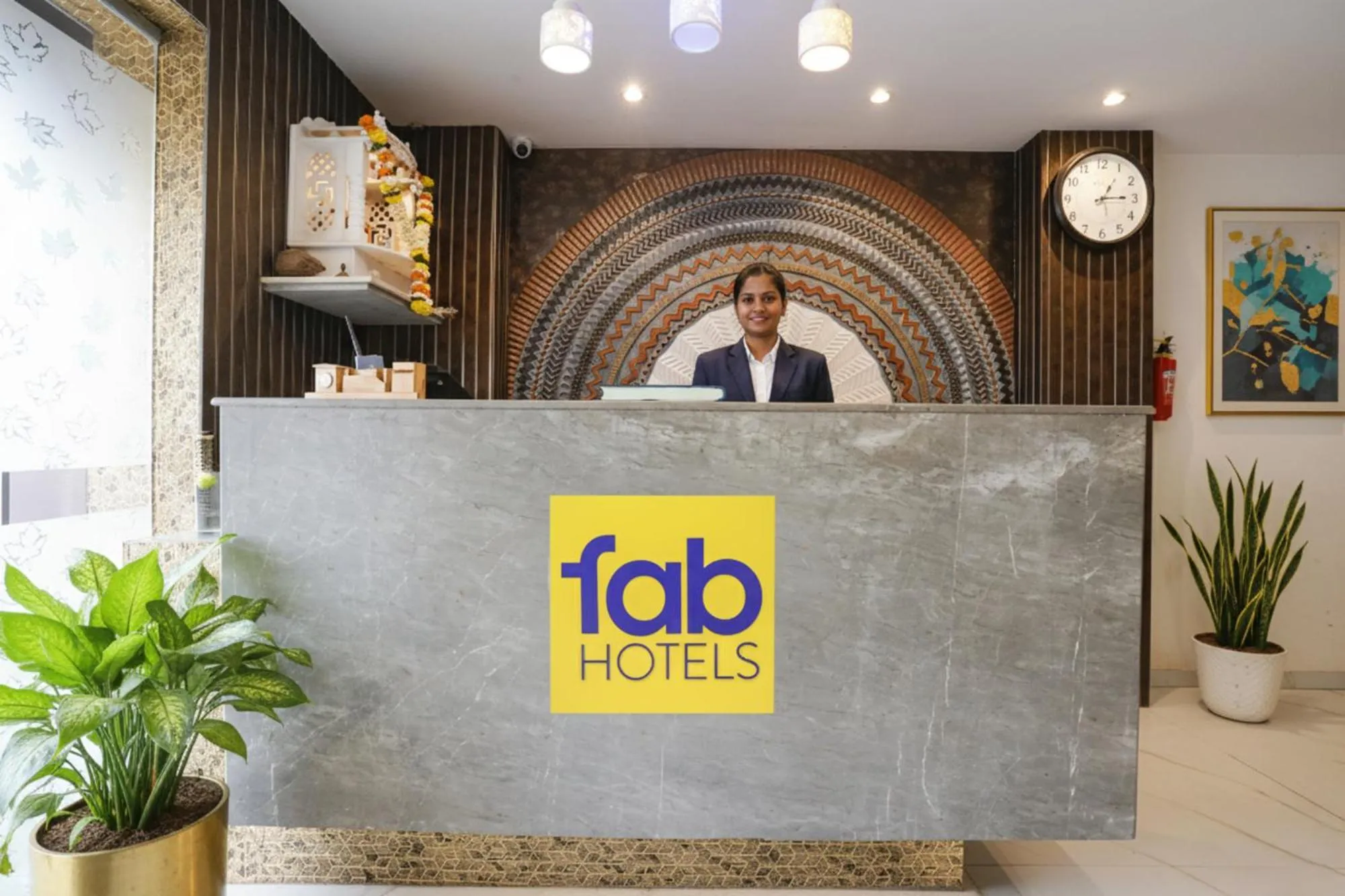 Lobby or reception in FabHotel Atithi Residency I - Nr BKC