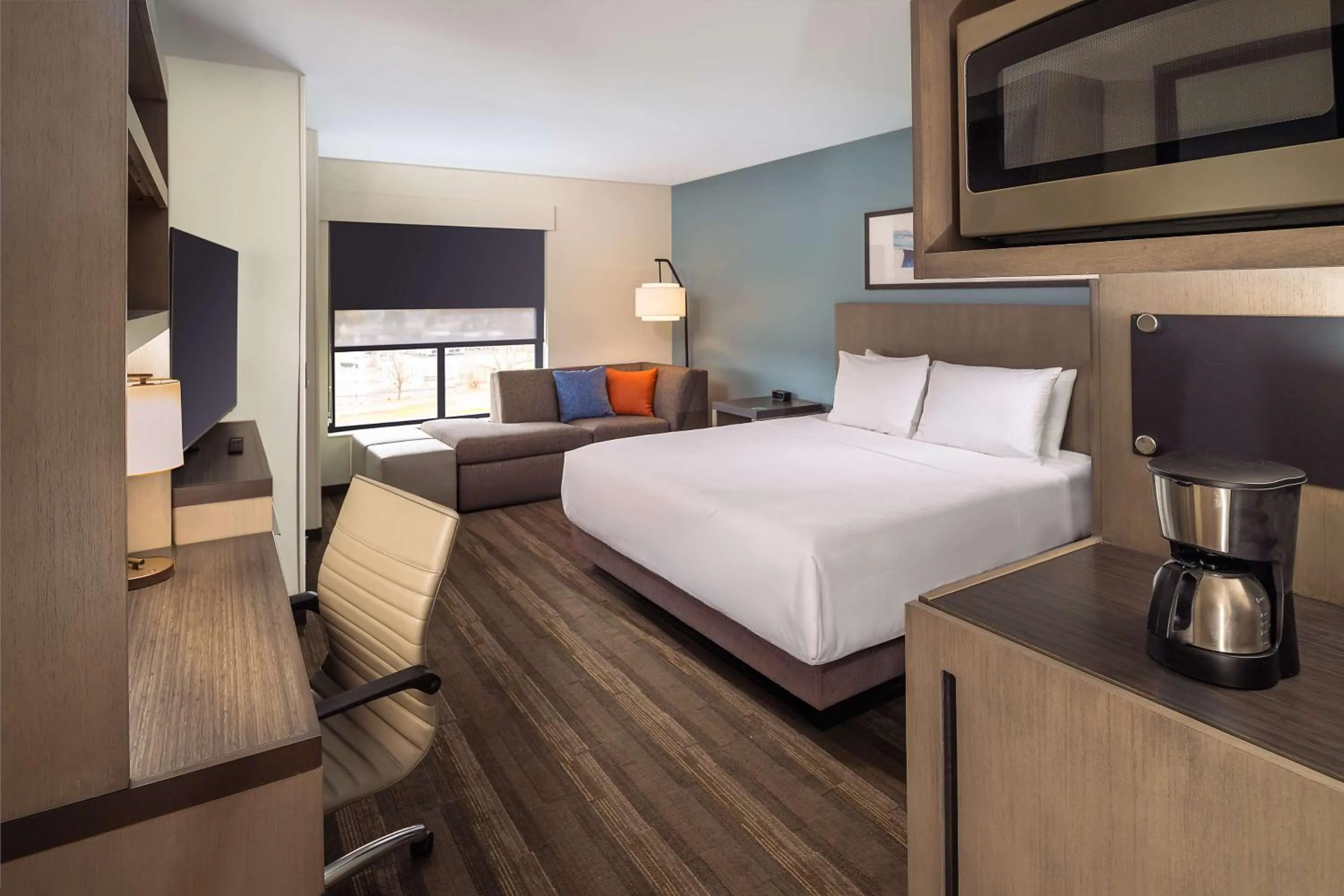 Bedroom, Bed in Hyatt House Auburn Hills/Detroit