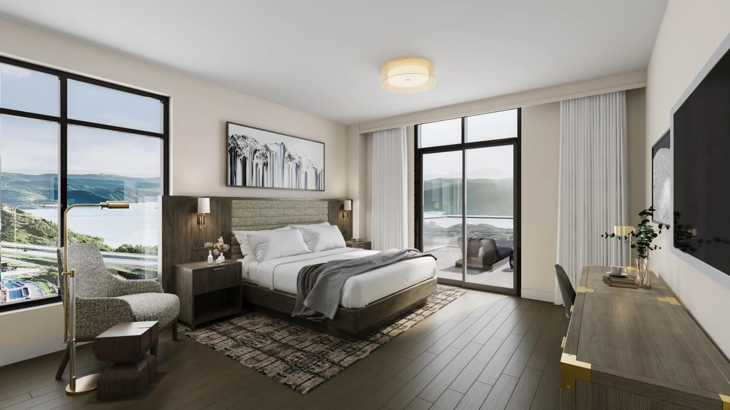Bedroom, Bed in Residences At Grand Hyatt Deer Valley