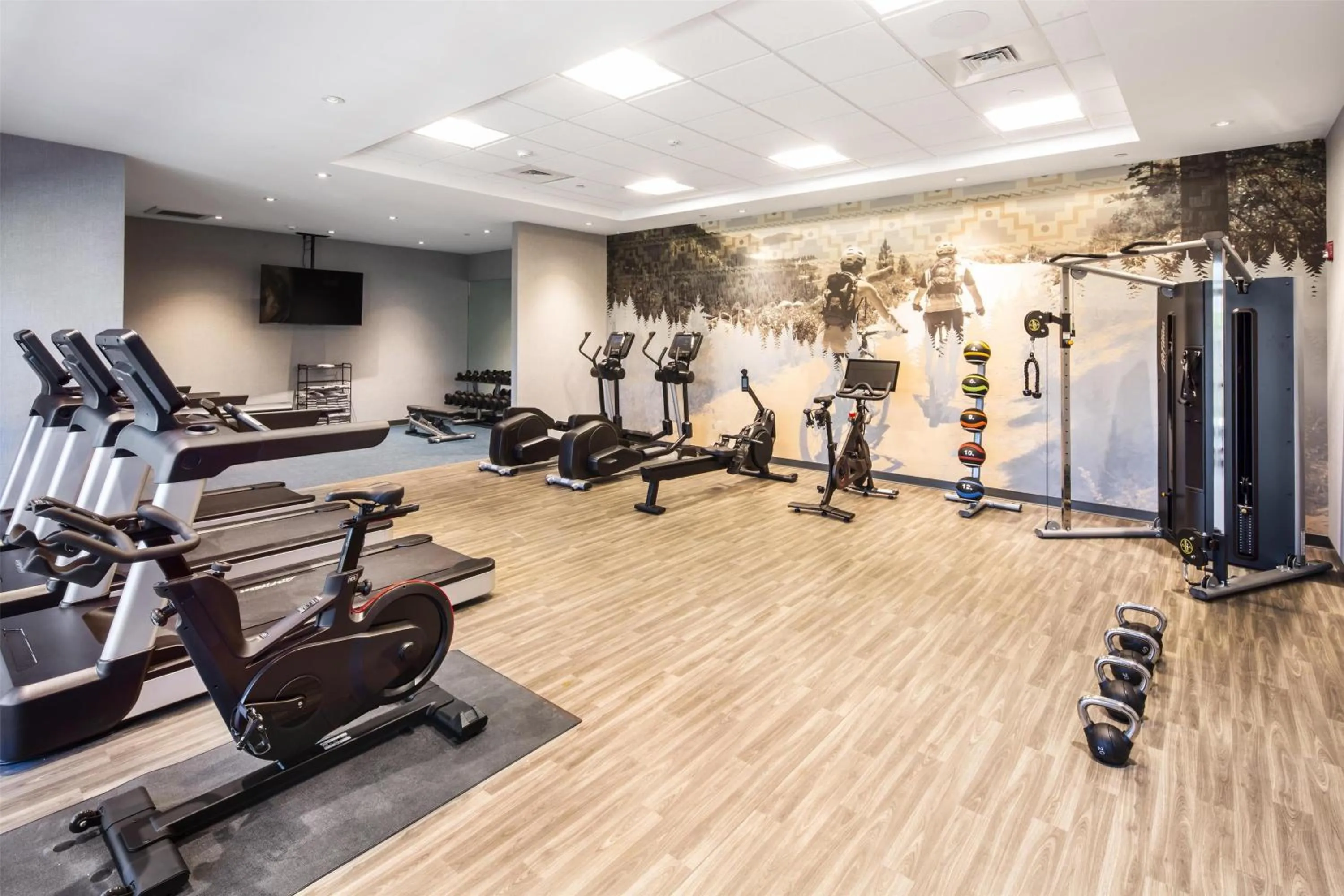 Fitness centre/facilities in Hyatt Place Reno