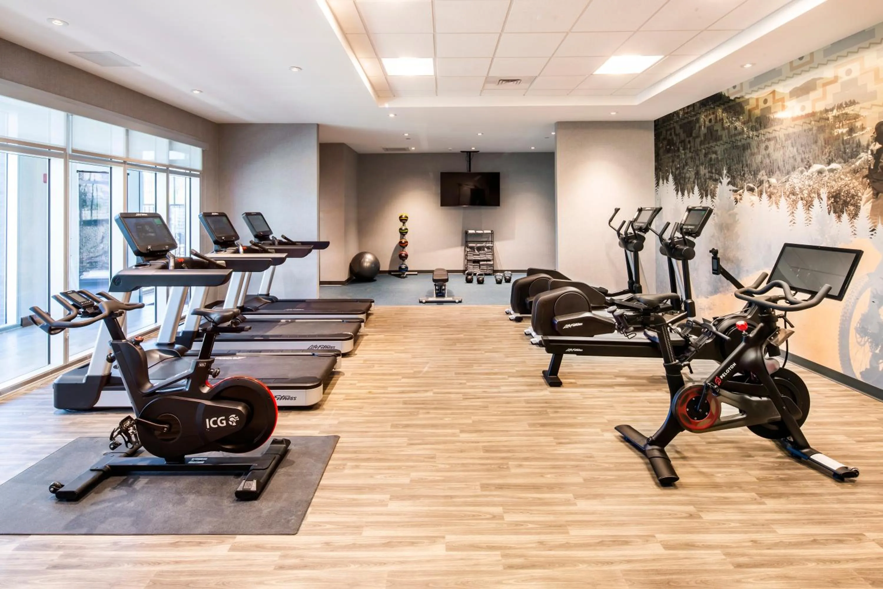 Fitness centre/facilities in Hyatt Place Reno