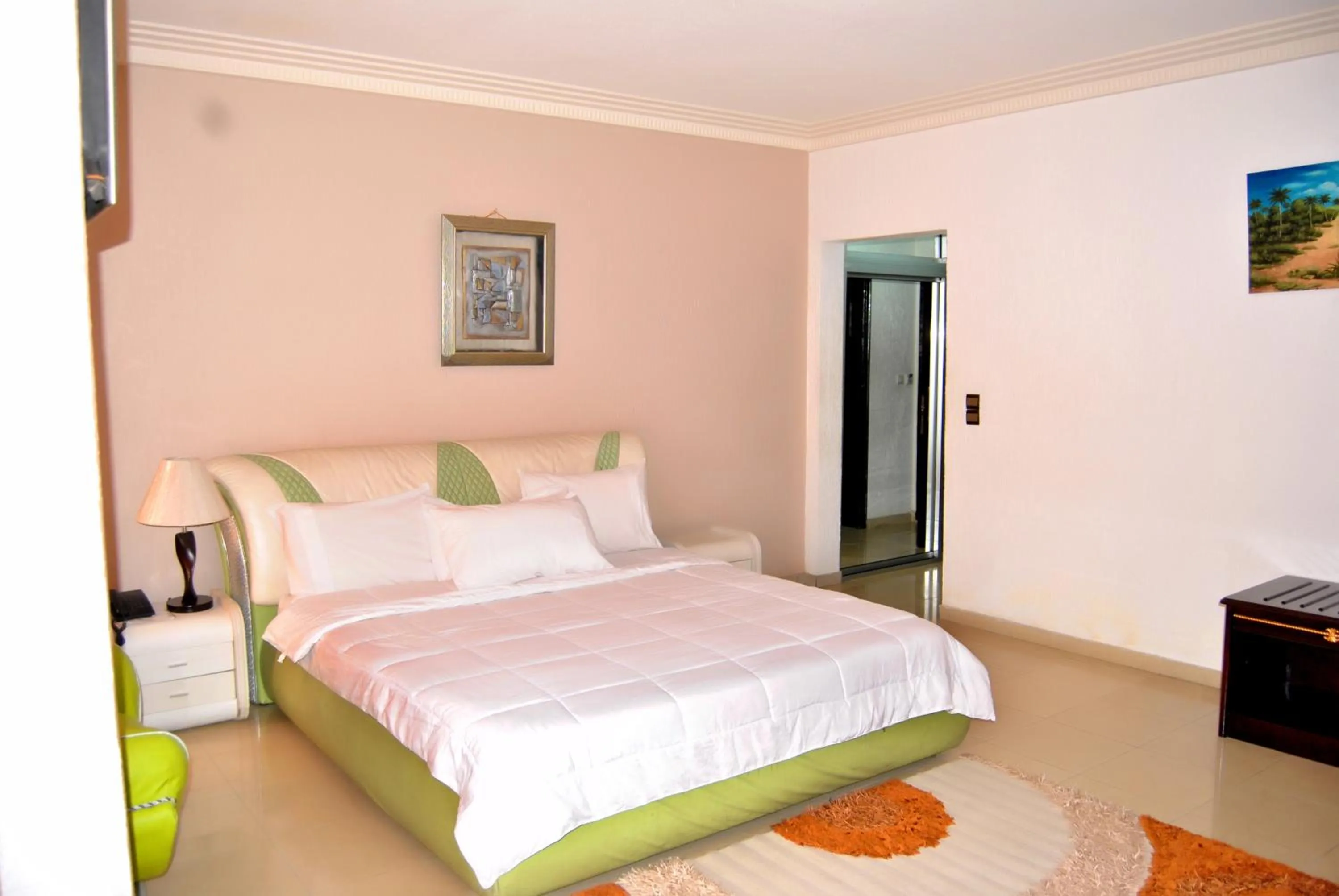 Bed in Riviera Hotel Benin