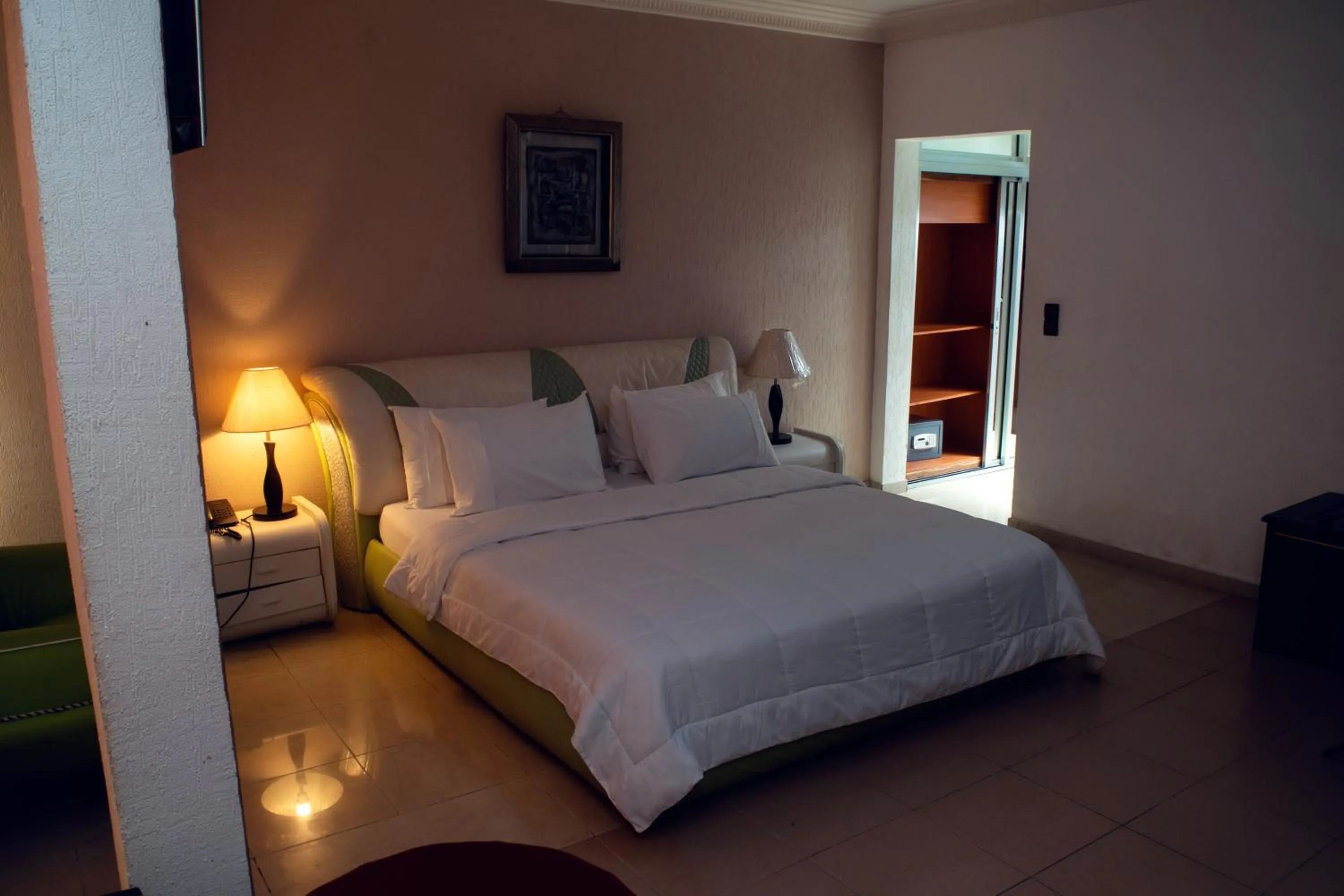 Bed in Riviera Hotel Benin