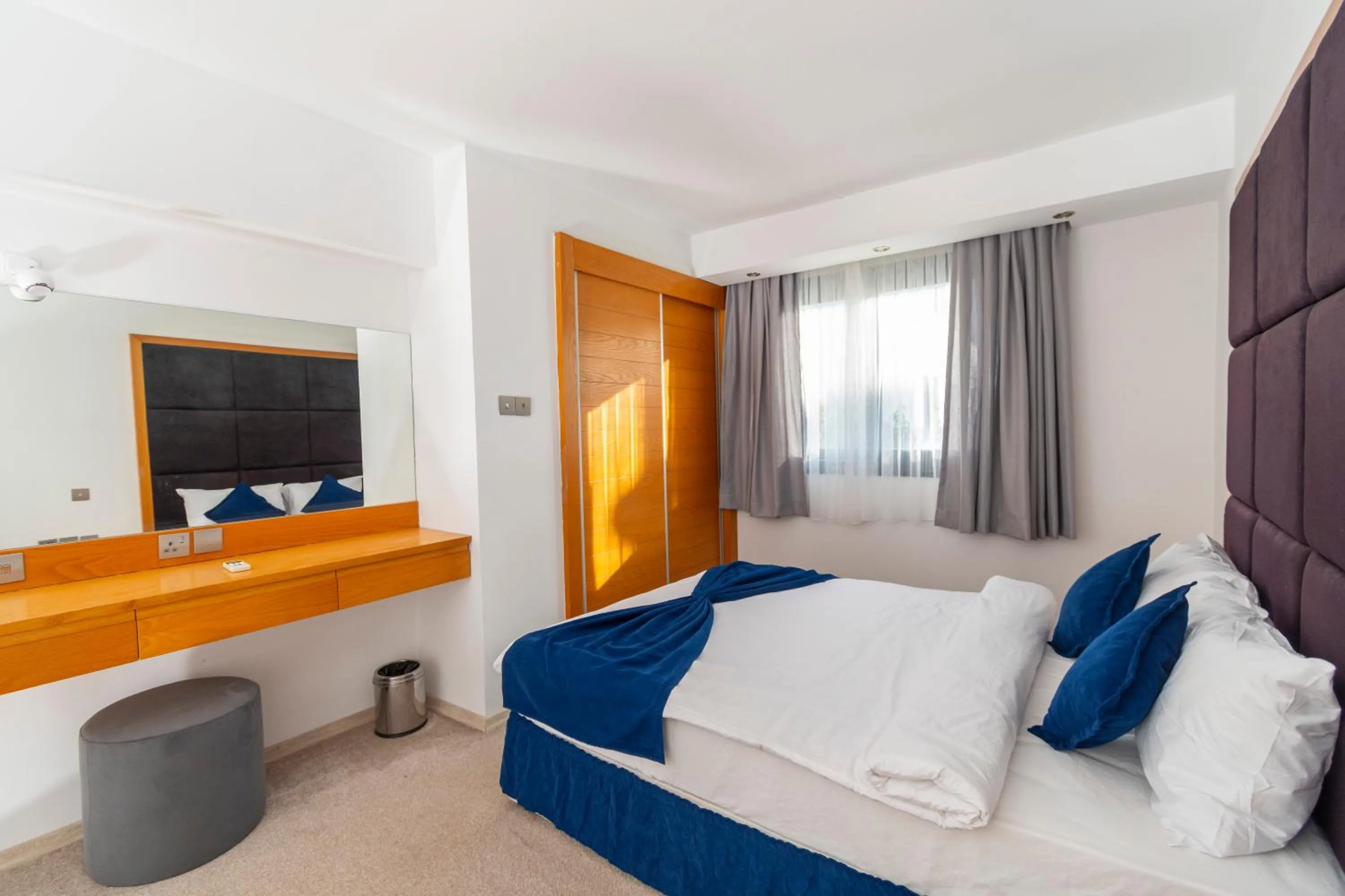 Bed in Bellapais Oasis Hotel