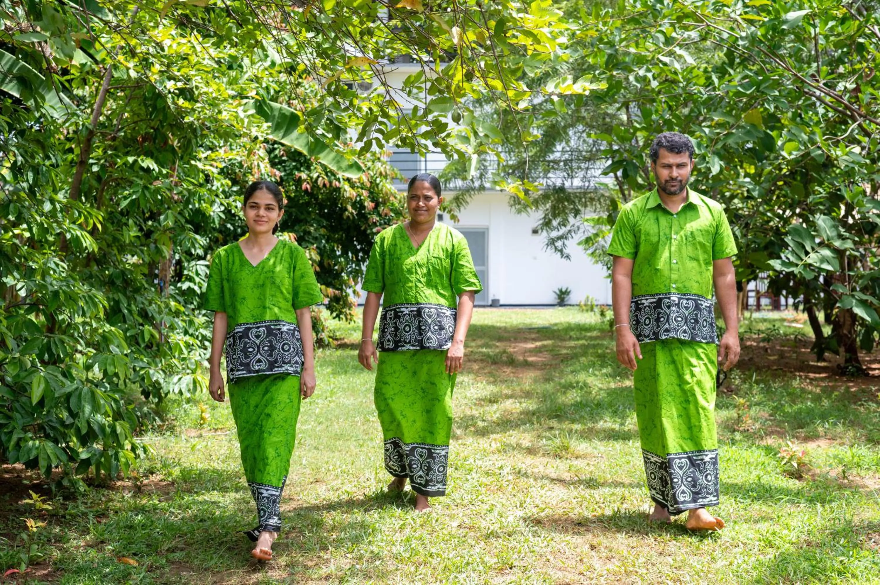 Staff in Ayurvedic Lanka Wellness Hotel