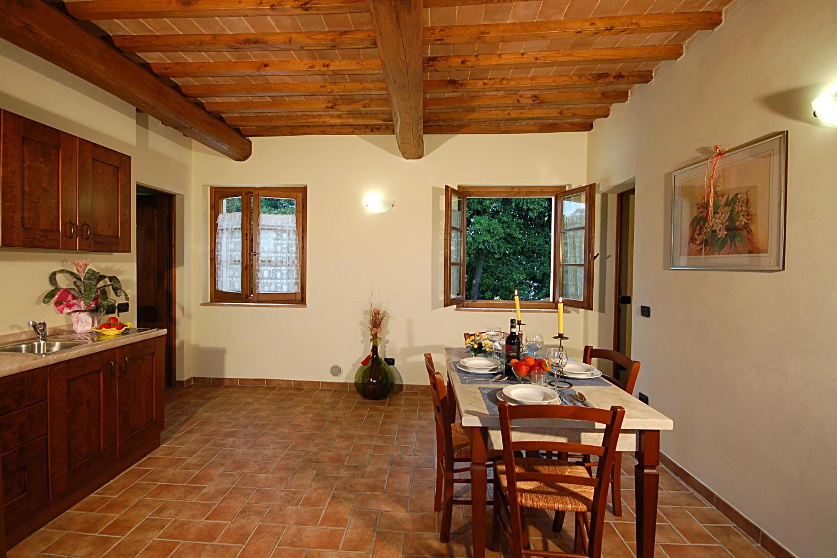 Kitchen or kitchenette in Antico Borgo Il Cardino