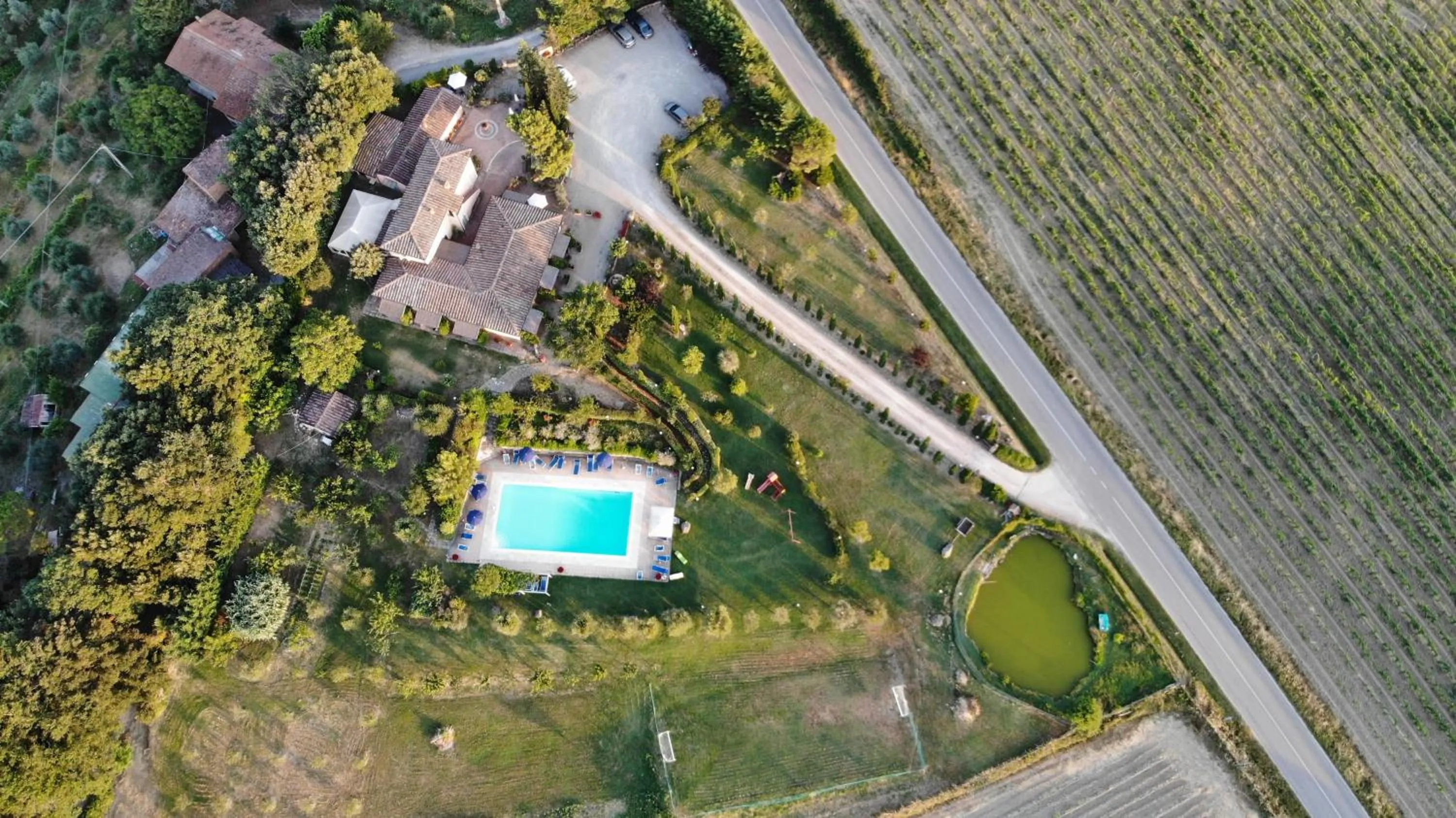 Bird's eye view in Antico Borgo Il Cardino