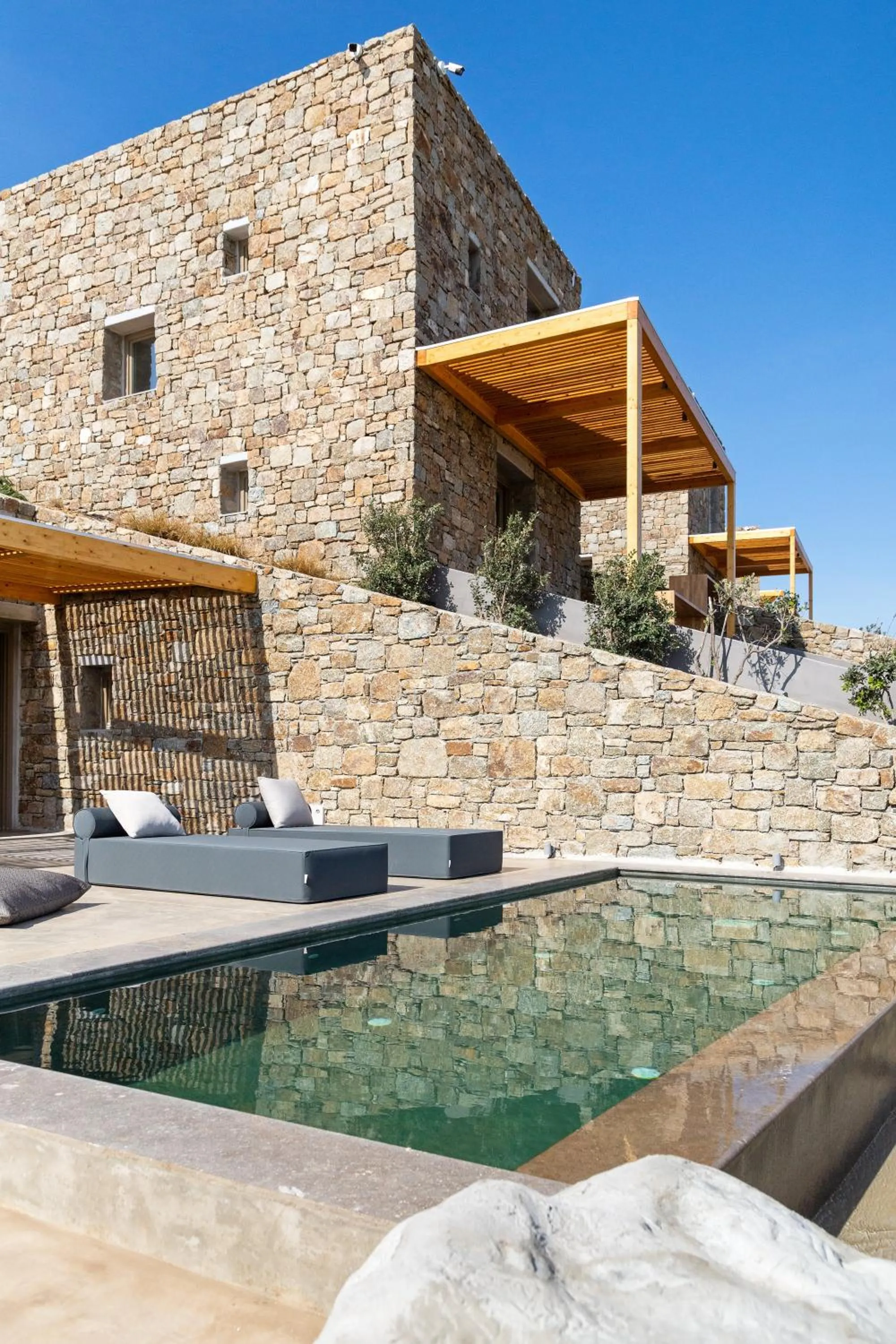 Patio in Nasta Suites & Villas Intentional Living Mykonos