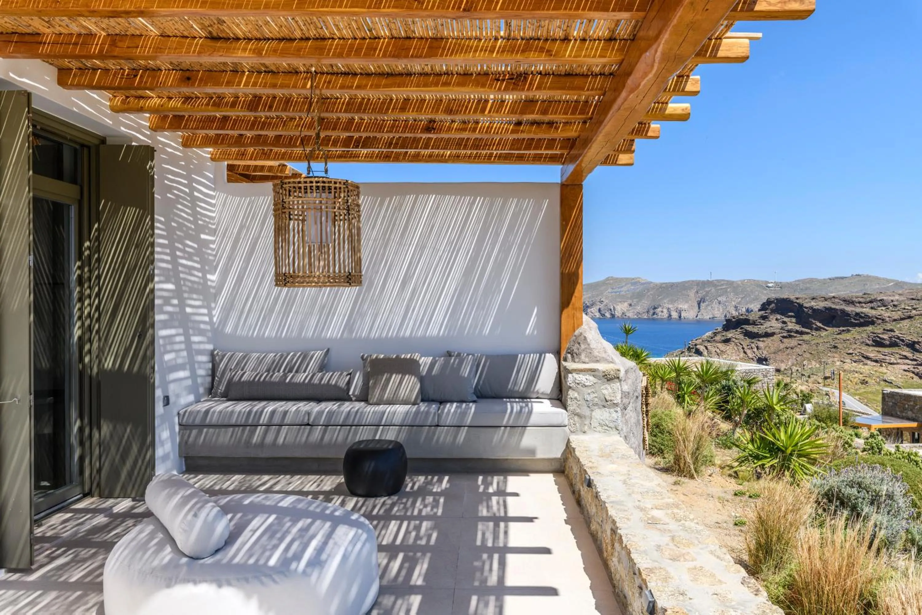 Patio in Nasta Suites & Villas Intentional Living Mykonos
