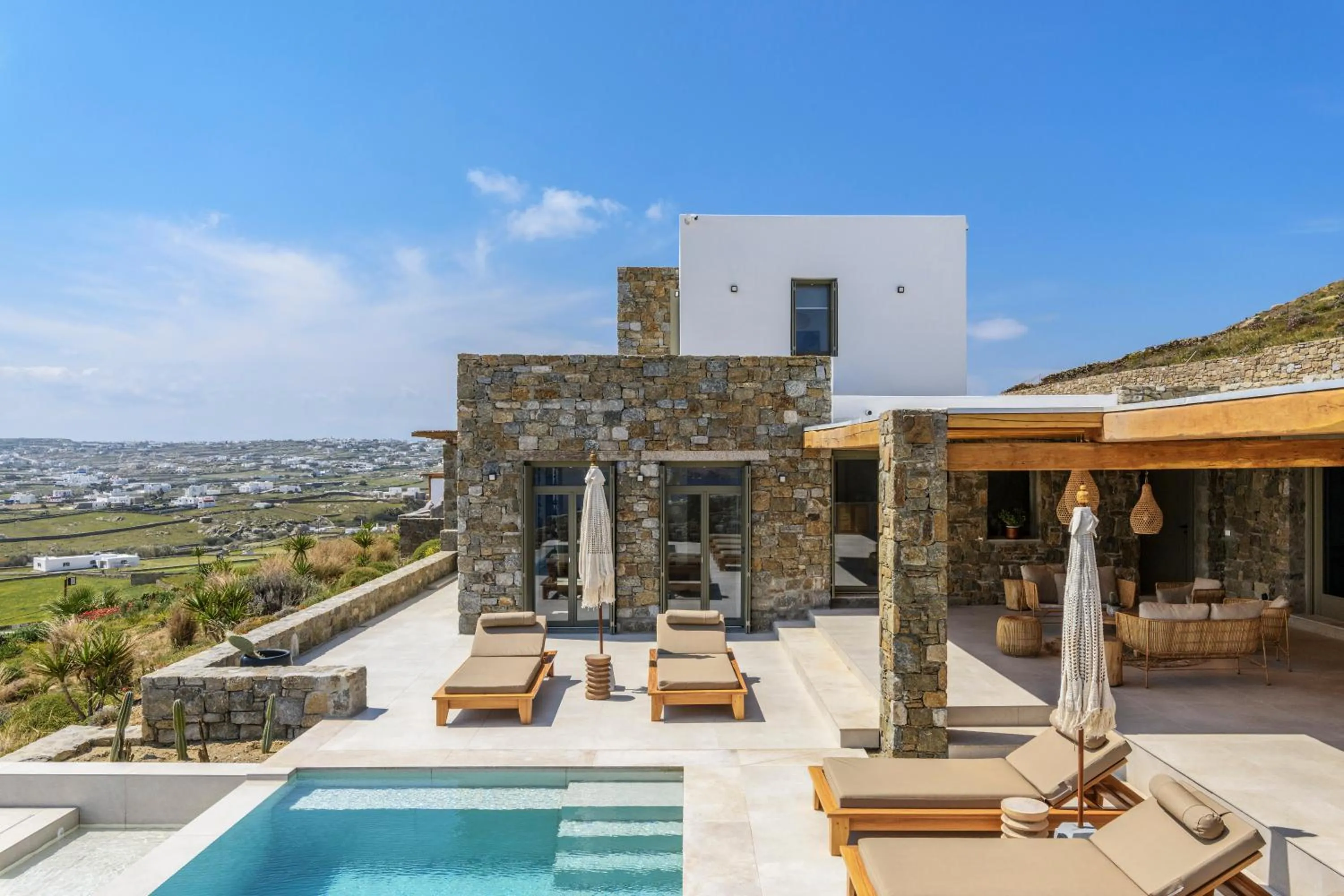Patio in Nasta Suites & Villas Intentional Living Mykonos