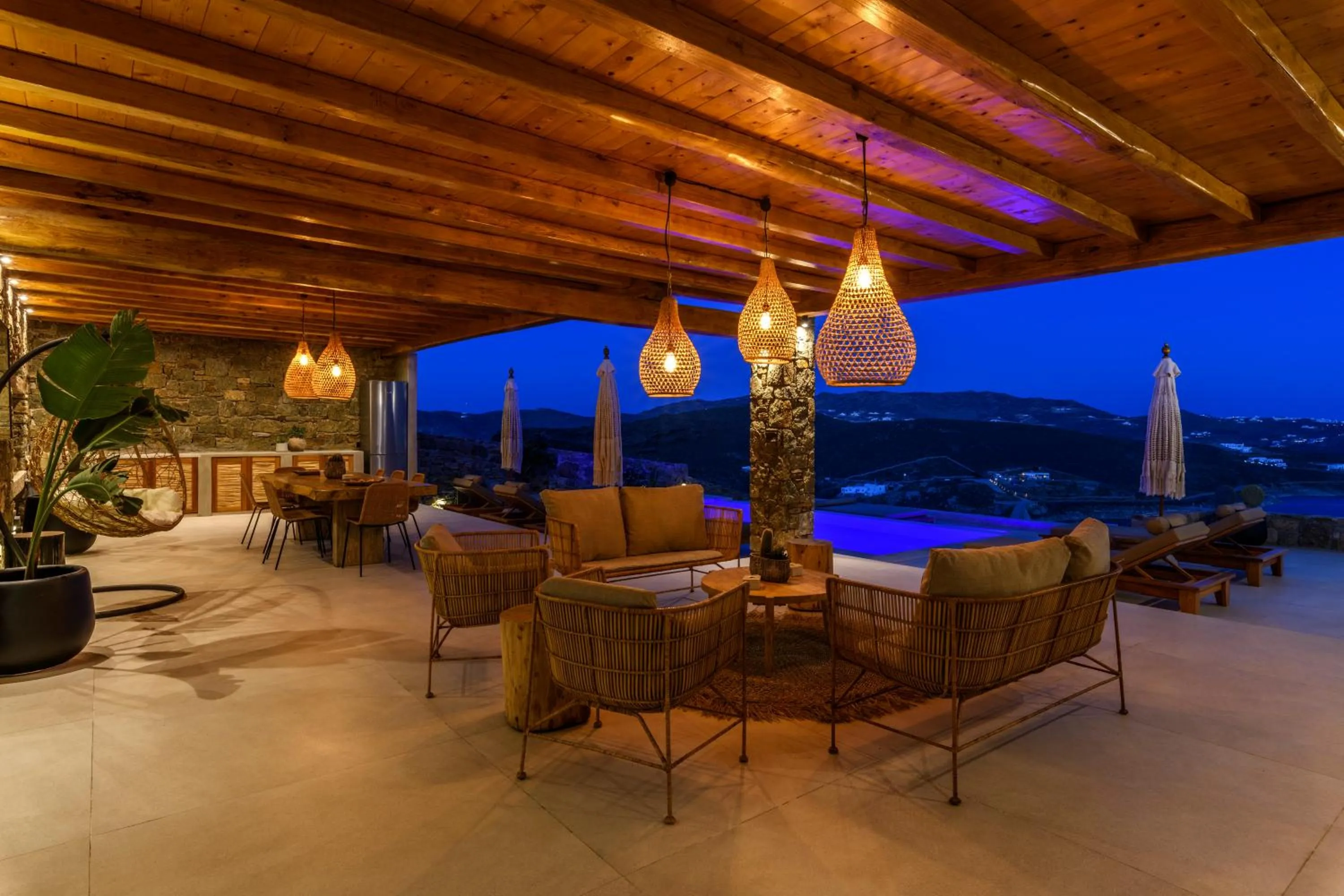 Patio in Nasta Suites & Villas Intentional Living Mykonos