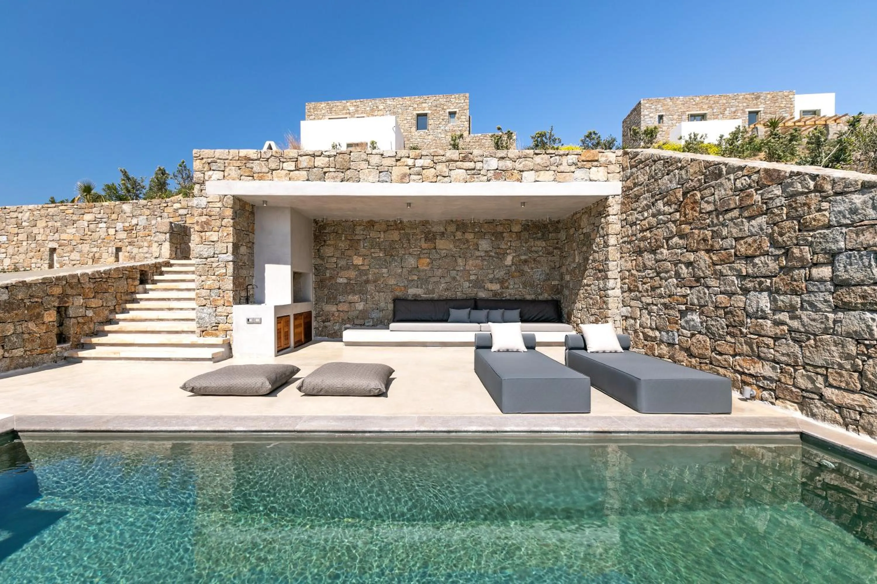 Patio in Nasta Suites & Villas Intentional Living Mykonos
