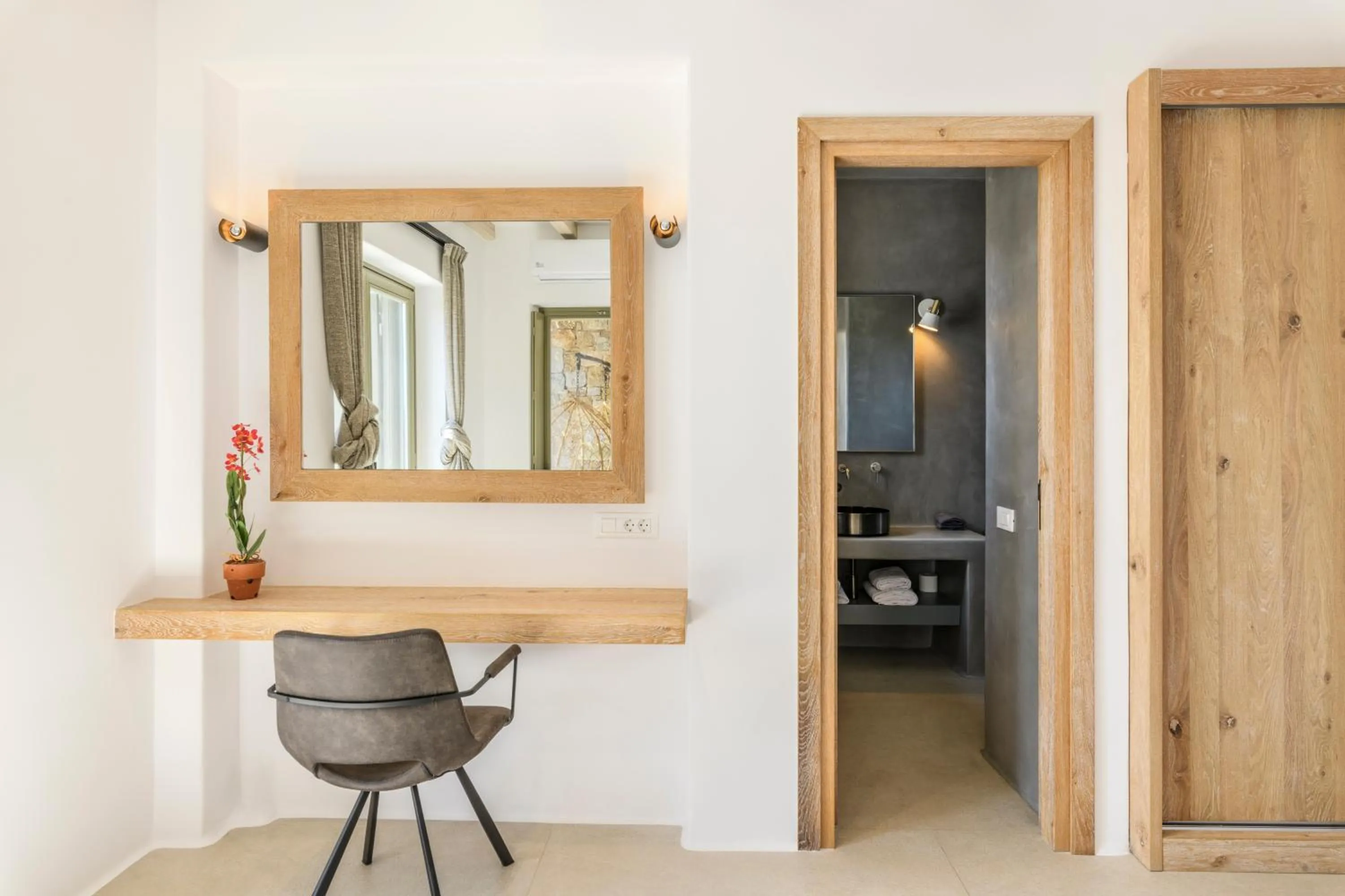 wardrobe in Nasta Suites & Villas Intentional Living Mykonos