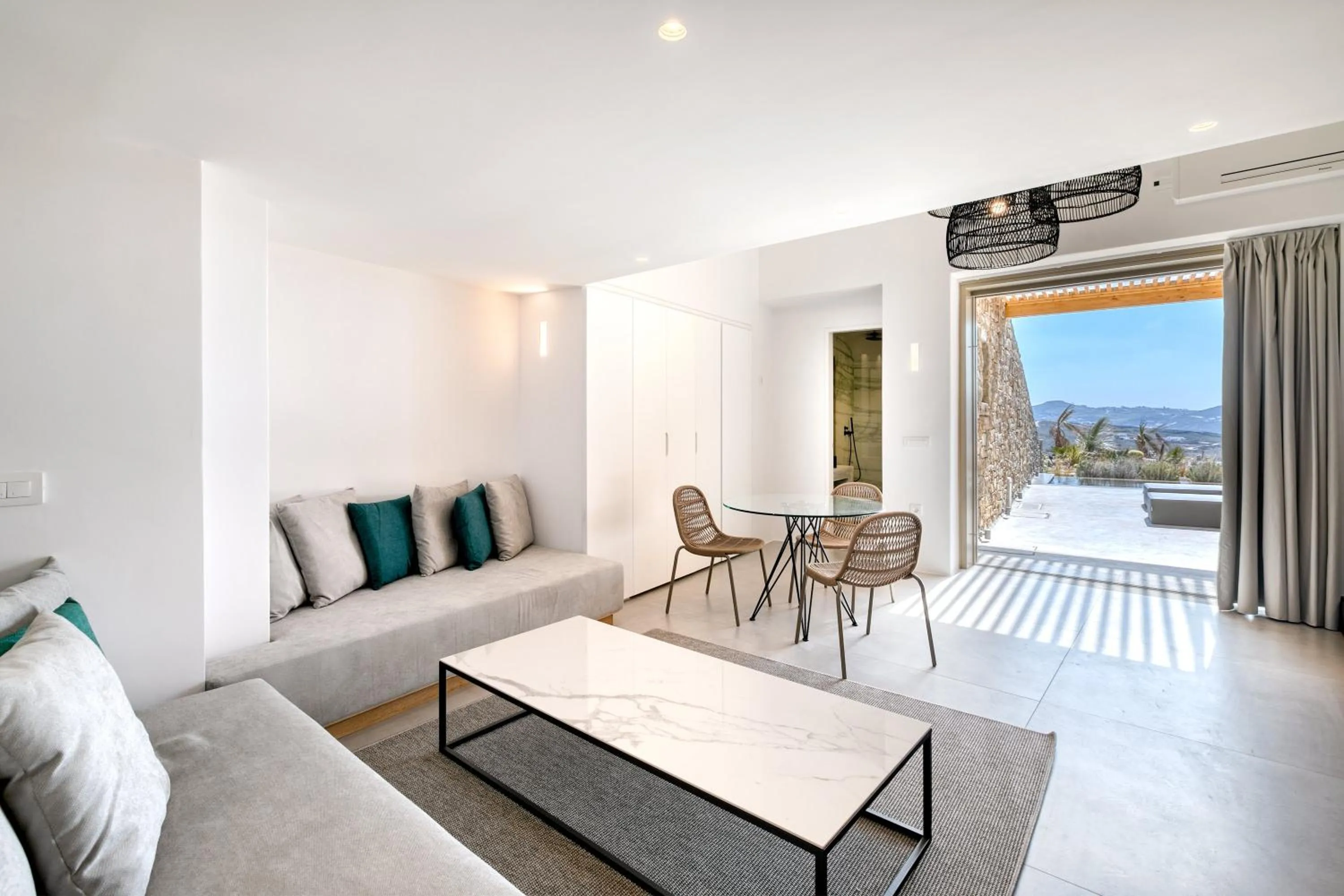 Balcony/Terrace in Nasta Suites & Villas Intentional Living Mykonos