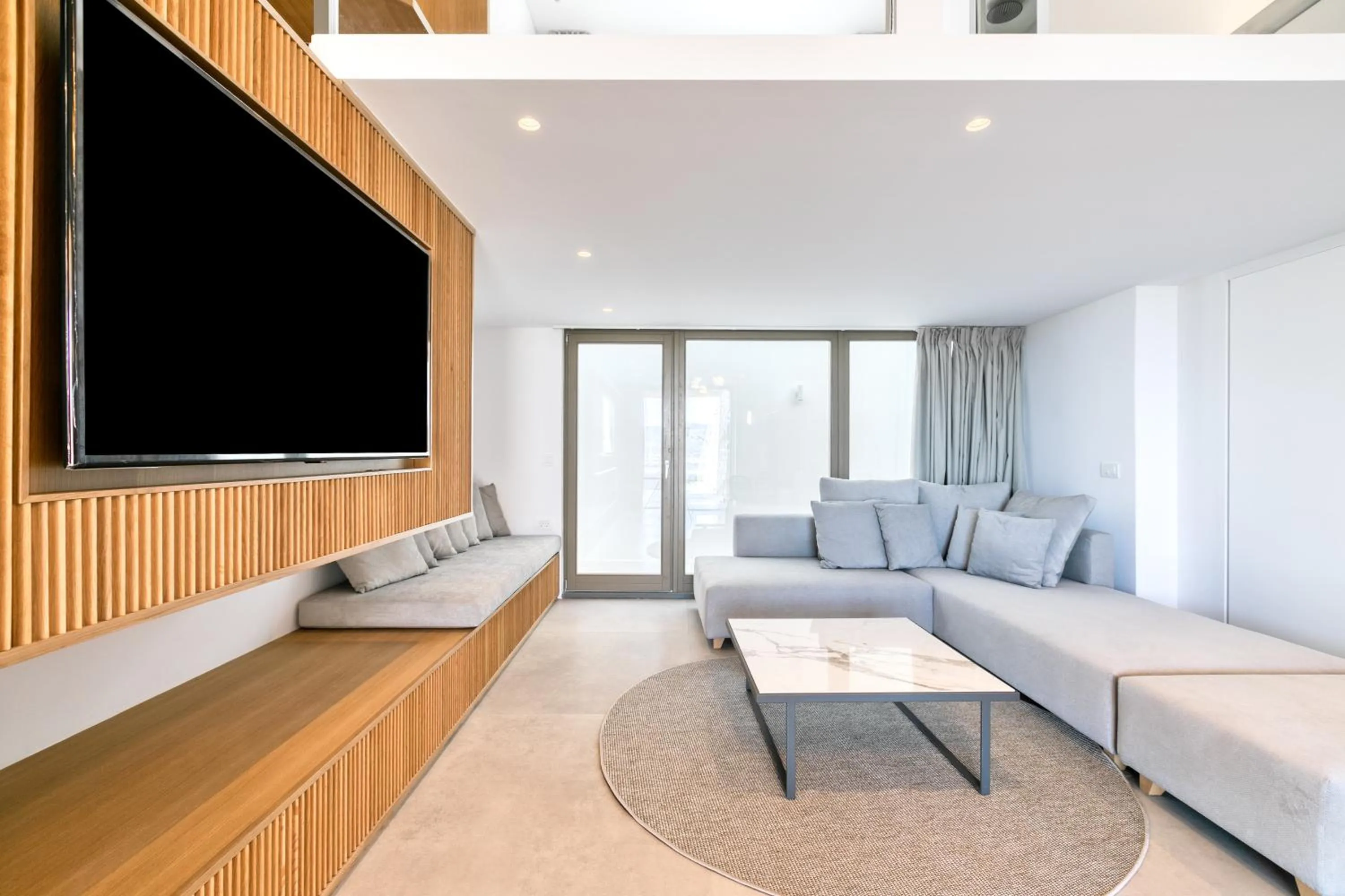 TV and multimedia in Nasta Suites & Villas Intentional Living Mykonos