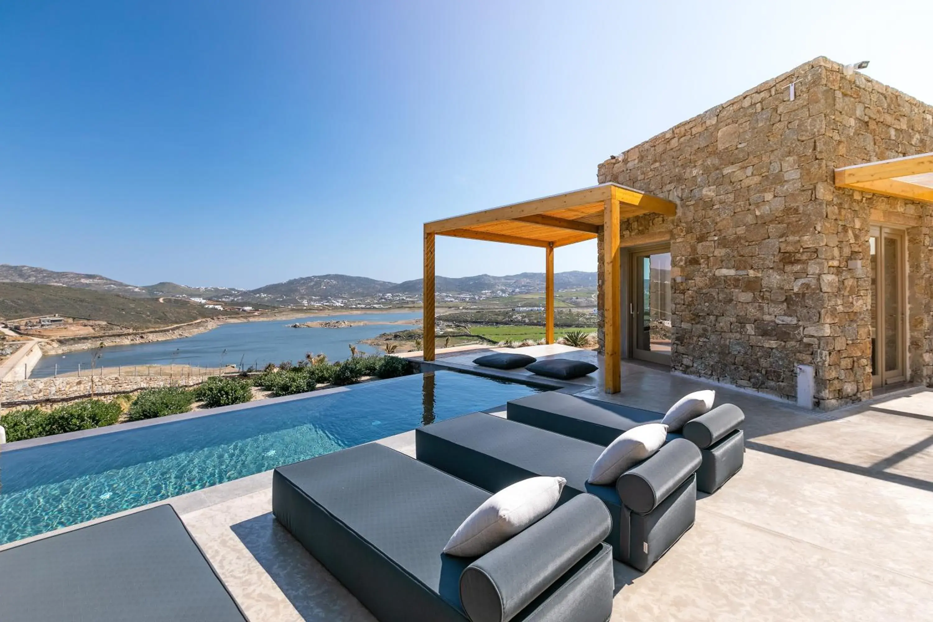 Grand Villa with Sea View and Private Heated Pool in Nasta Suites & Villas Intentional Living Mykonos Grand Villa with Sea View and Private Heated Pool in Nasta Suites & Villas Intentional Living Mykonos