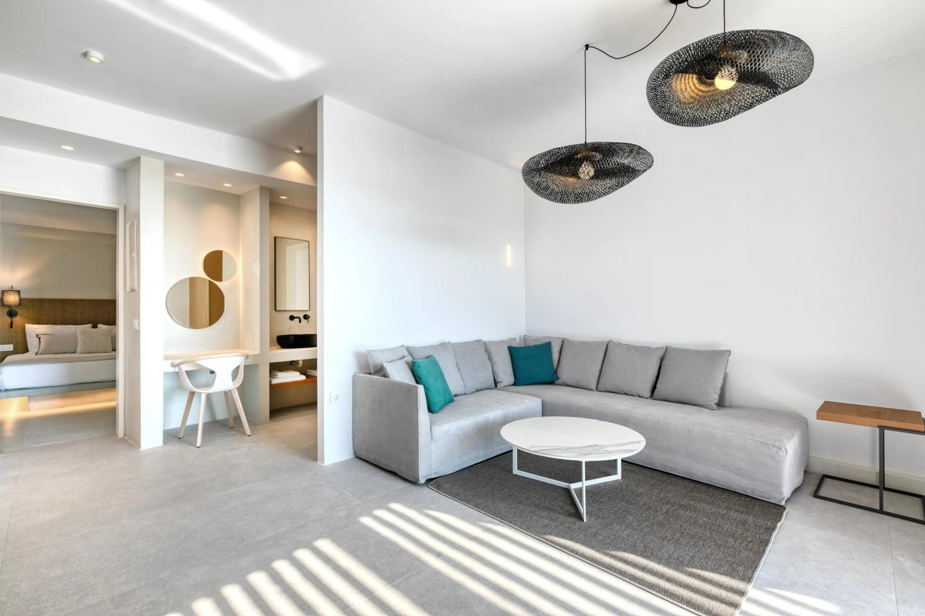Living room in Nasta Suites & Villas Intentional Living Mykonos