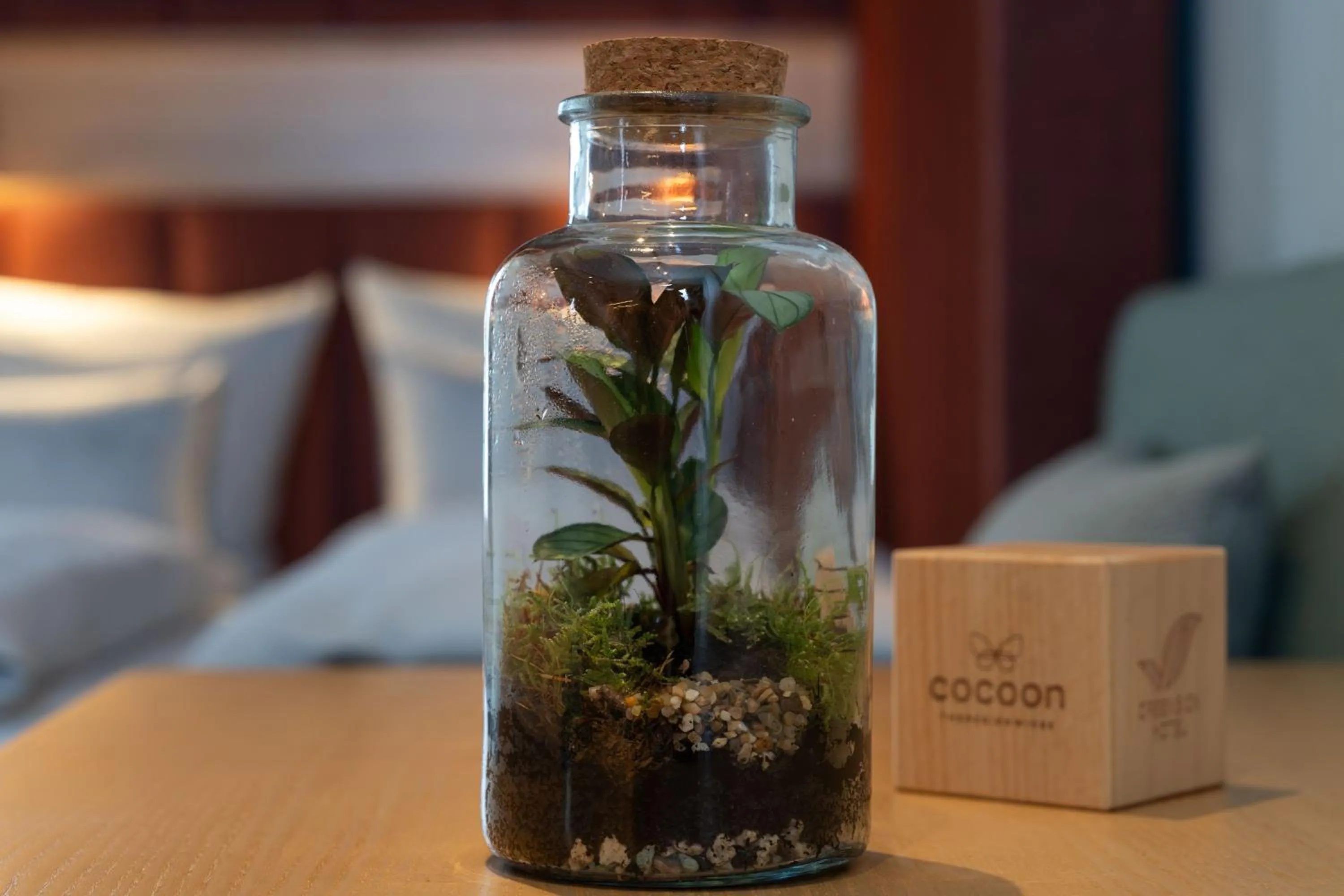 Decorative detail, Bed in Cocoon Theresienwiese