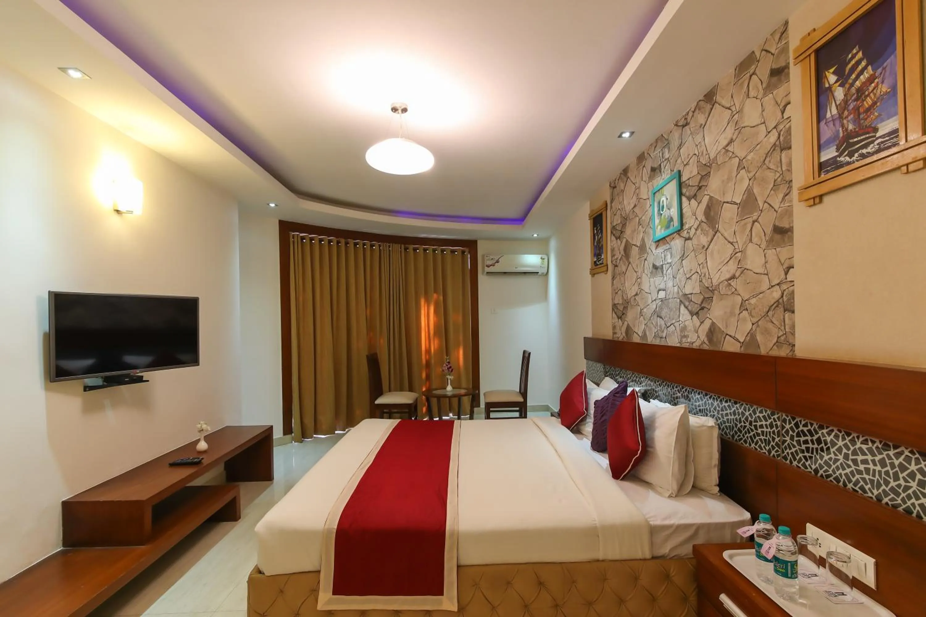 View (from property/room), Bed in Icon Suites by Bhagini