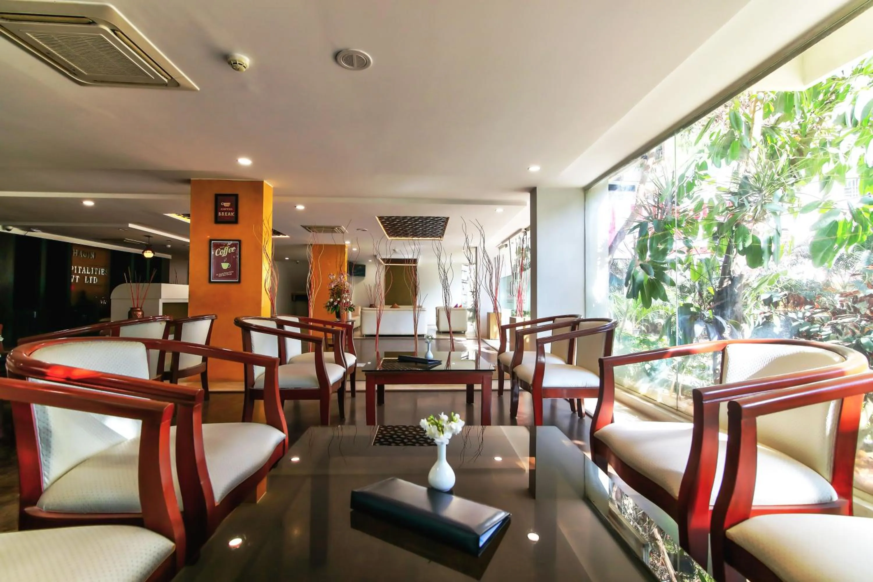 Seating area in Icon Suites by Bhagini