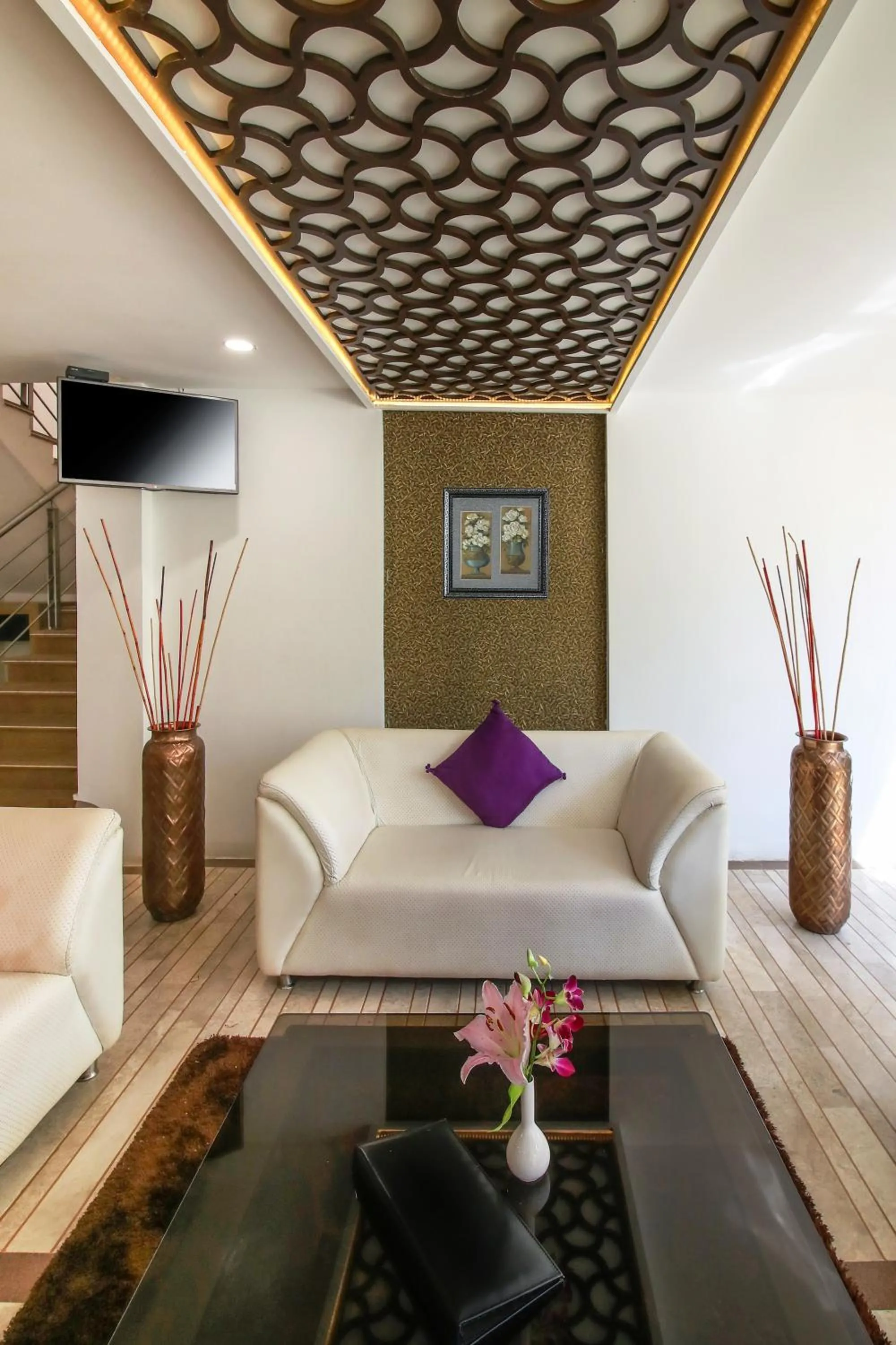 Seating area in Icon Suites by Bhagini