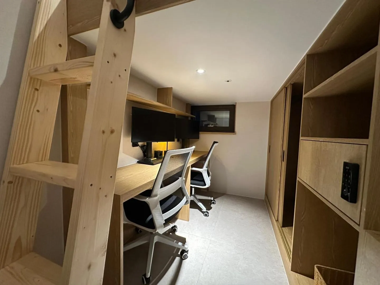 Seating area in Nomad Live Hostel