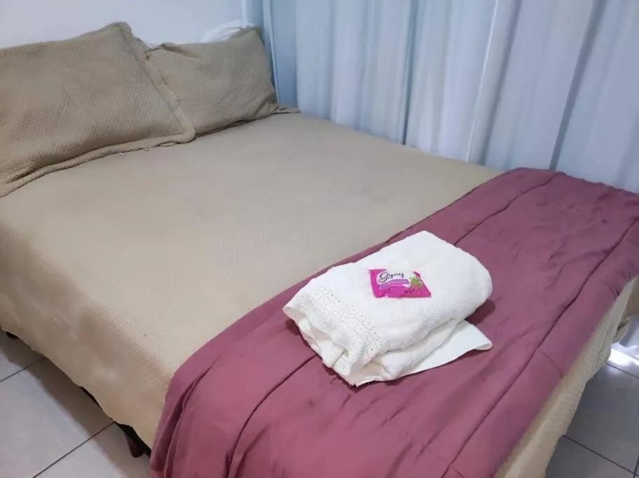 Bed in Majestoso Apartamento Central