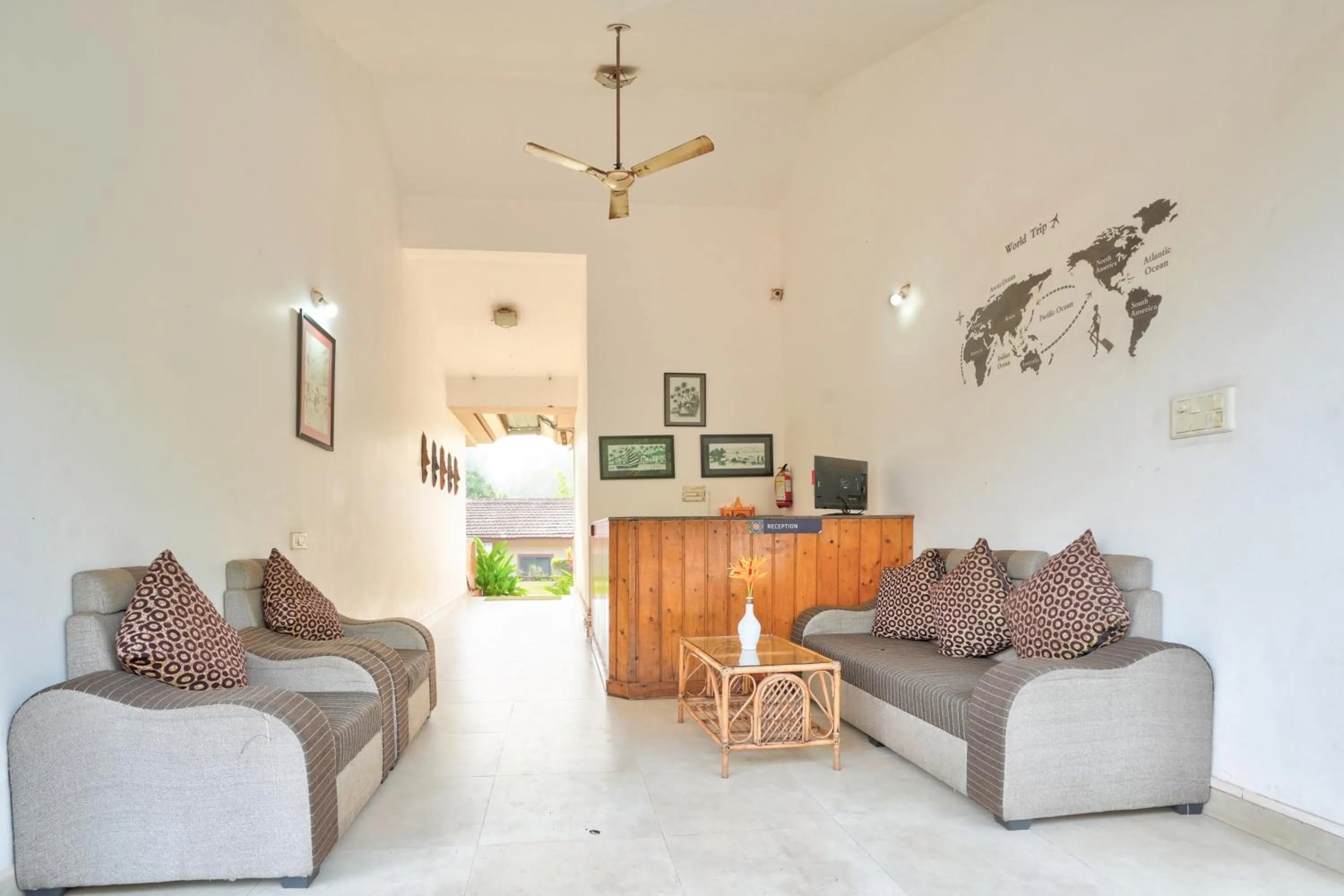 Lobby or reception in Casa De Royale - Anjuna