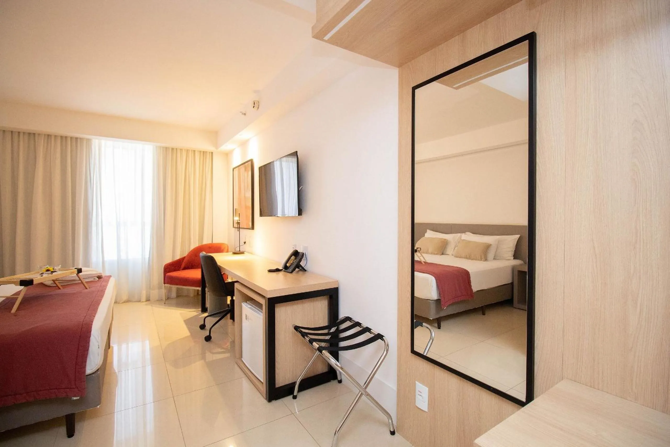 Bedroom, Bed in OZPED Flats Particulares Edifício Alvorada