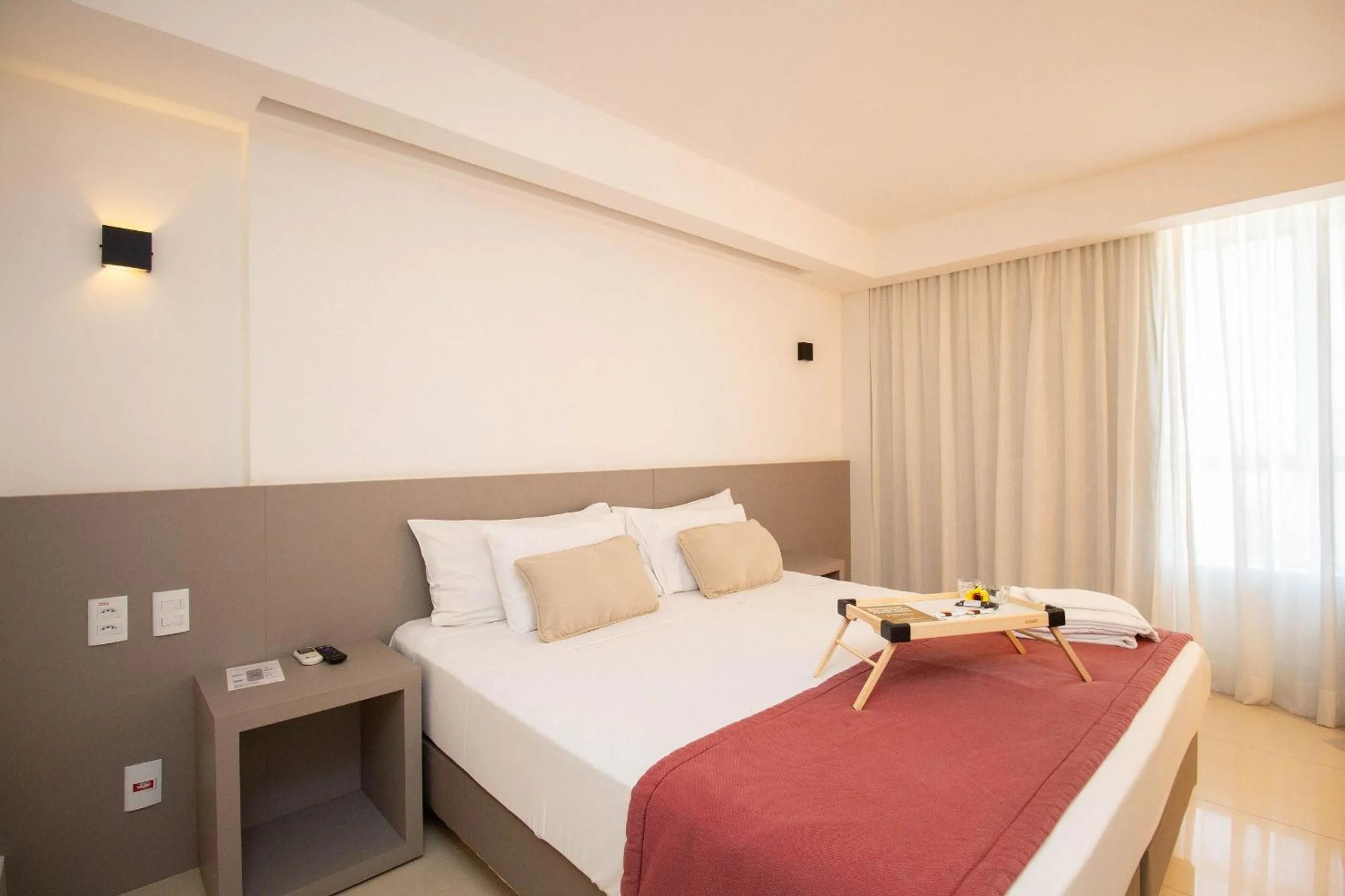 Bedroom, Bed in OZPED Flats Particulares Edifício Alvorada