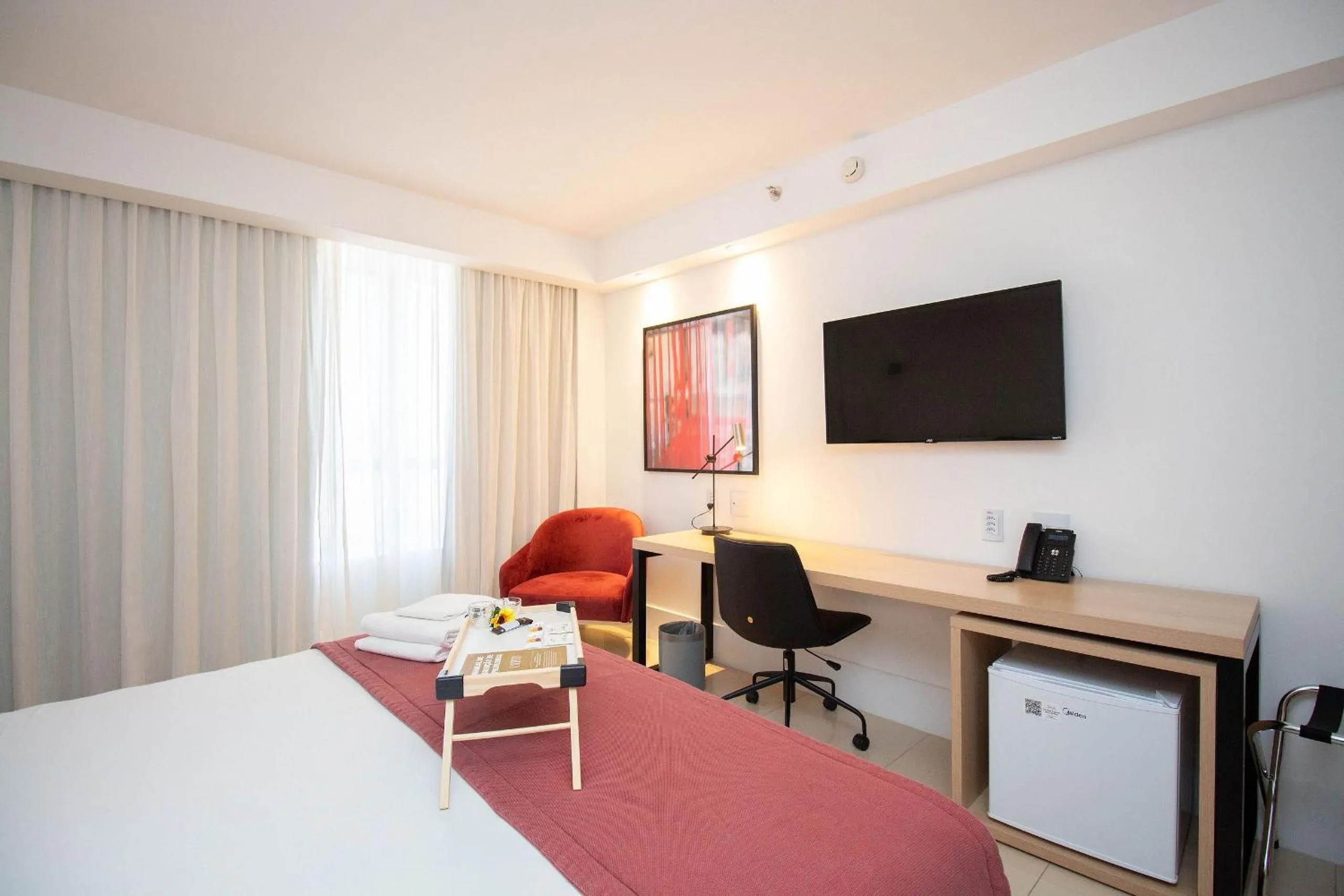 Bedroom, Bed in OZPED Flats Particulares Edifício Alvorada